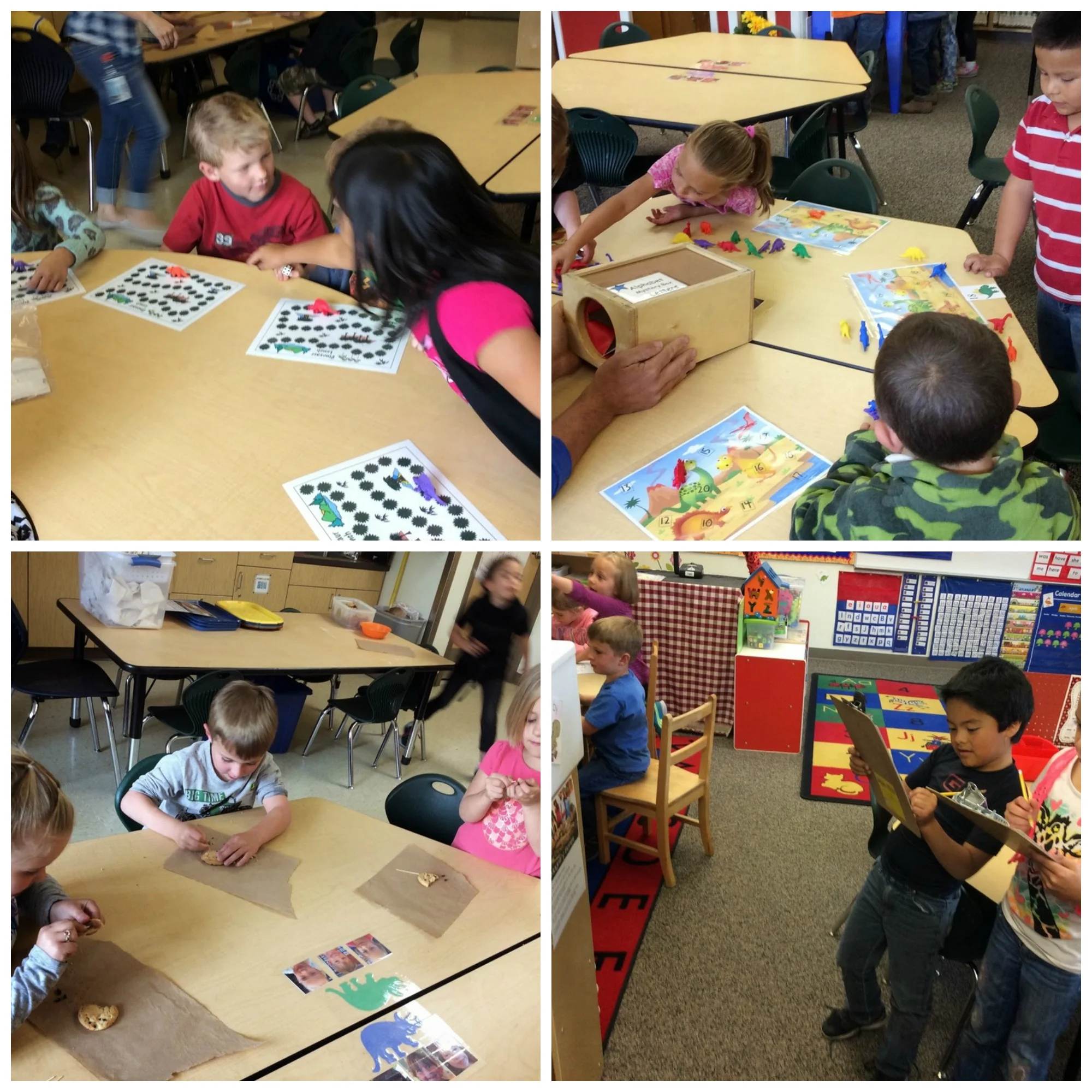 These Dinosaur-themed learning centers extend the opportunities to strengthen math and reading skills through active-learning or play-based activities.