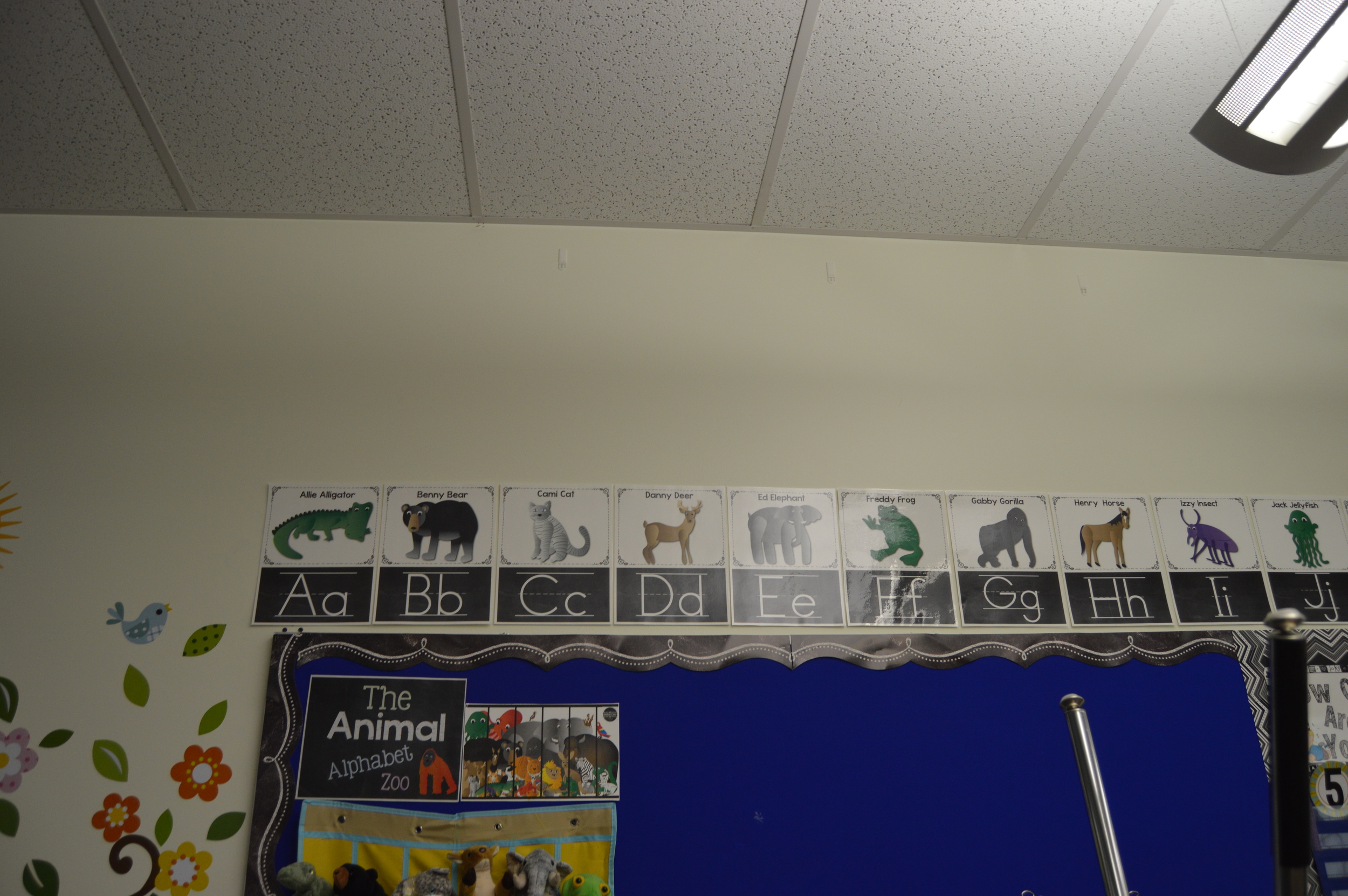 This is my anchor chart that is above my whiteboard whole group area.
