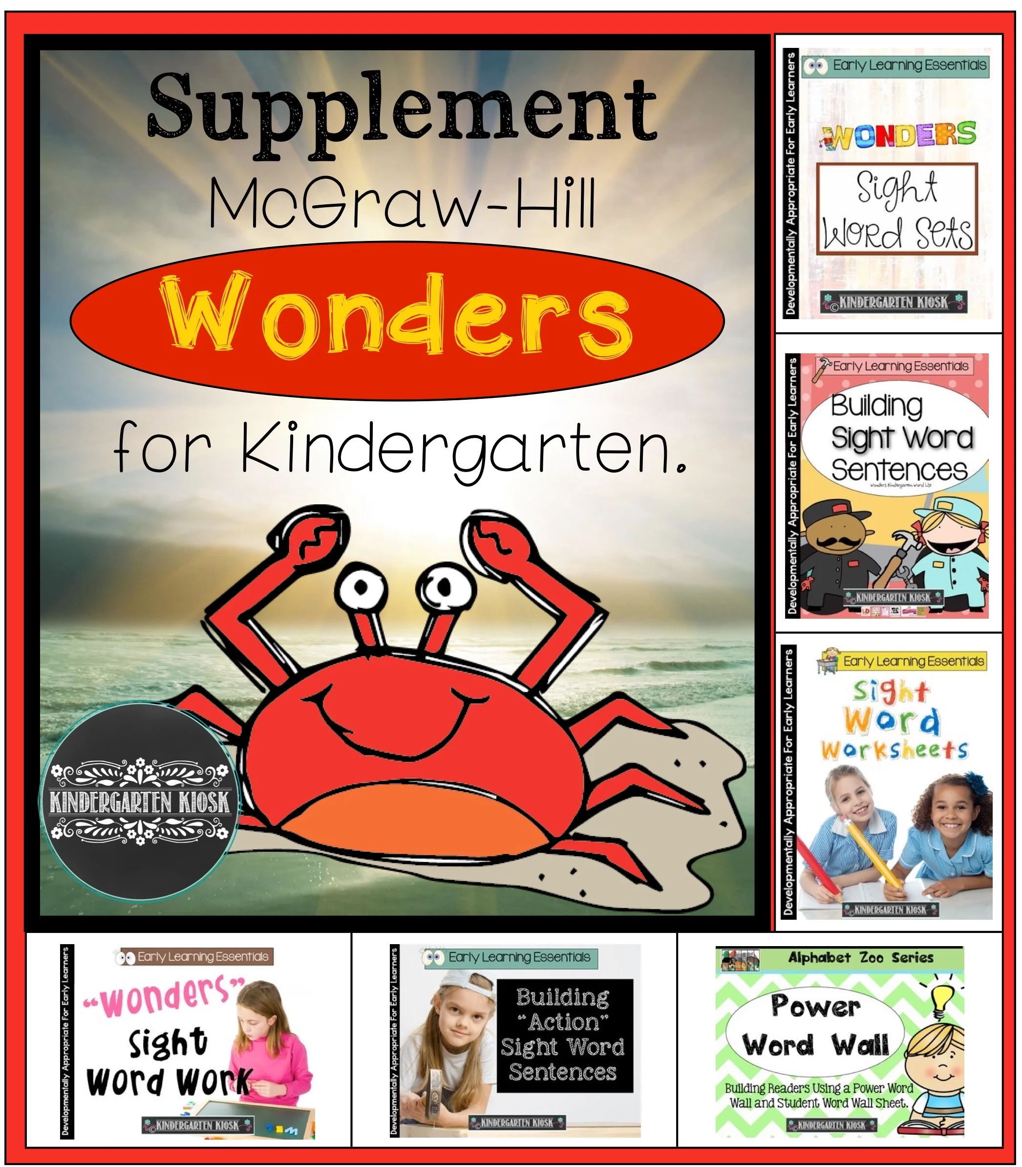 McGraw Hill Reading Wonders for Kindergarten