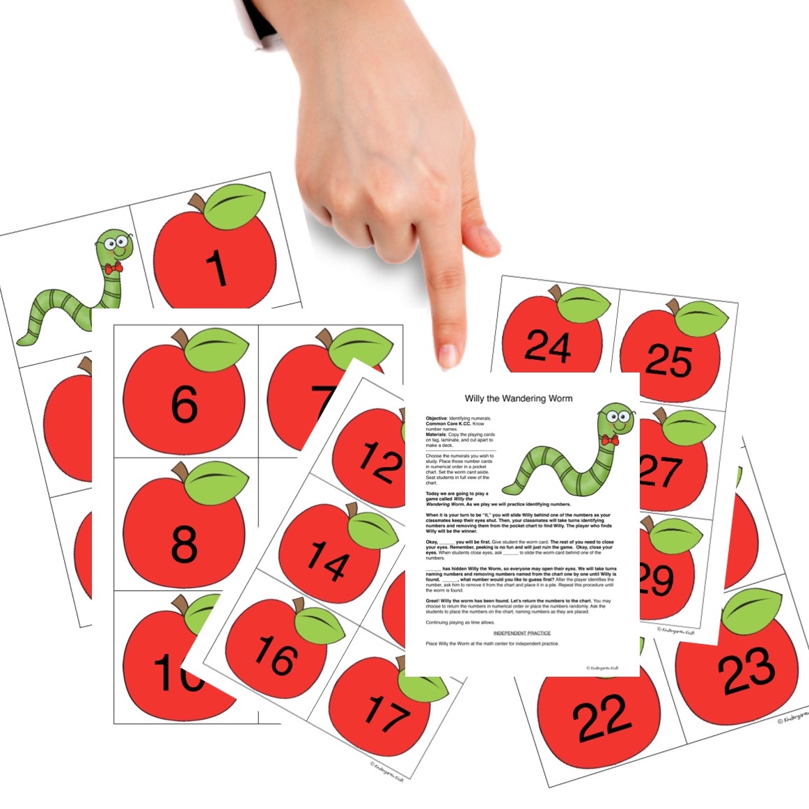 Objective : Identifying numerals. Common Core K.CC. Know number names.