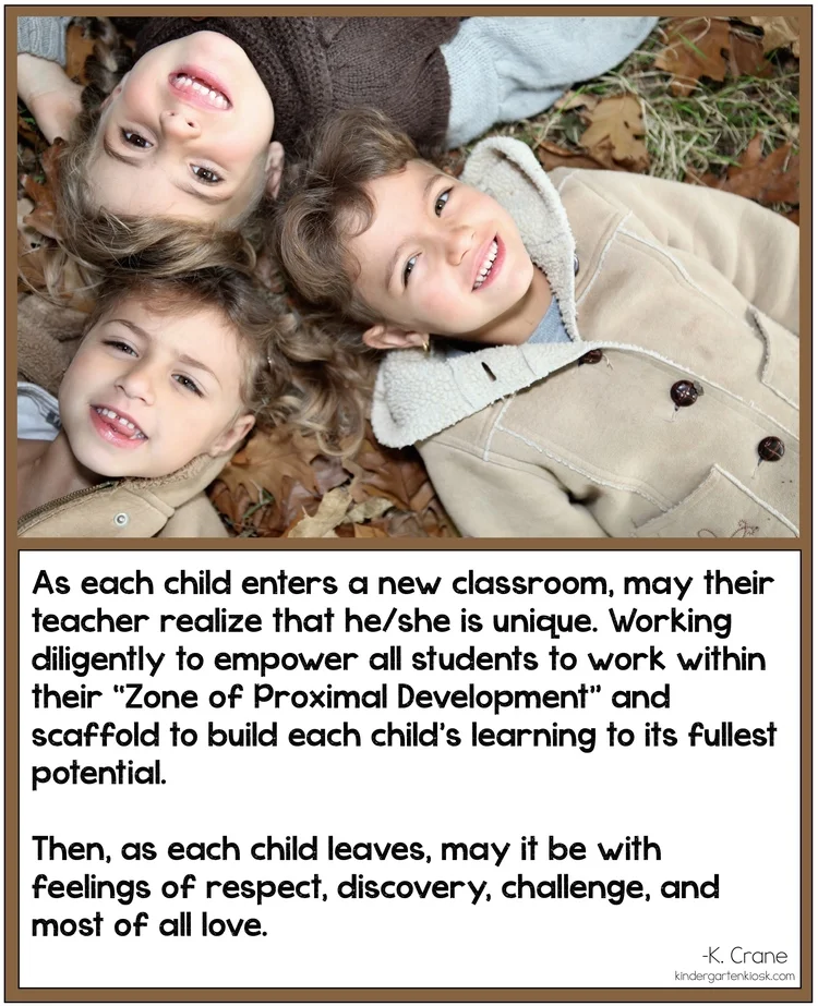 My First Days of Kindergarten Schedules