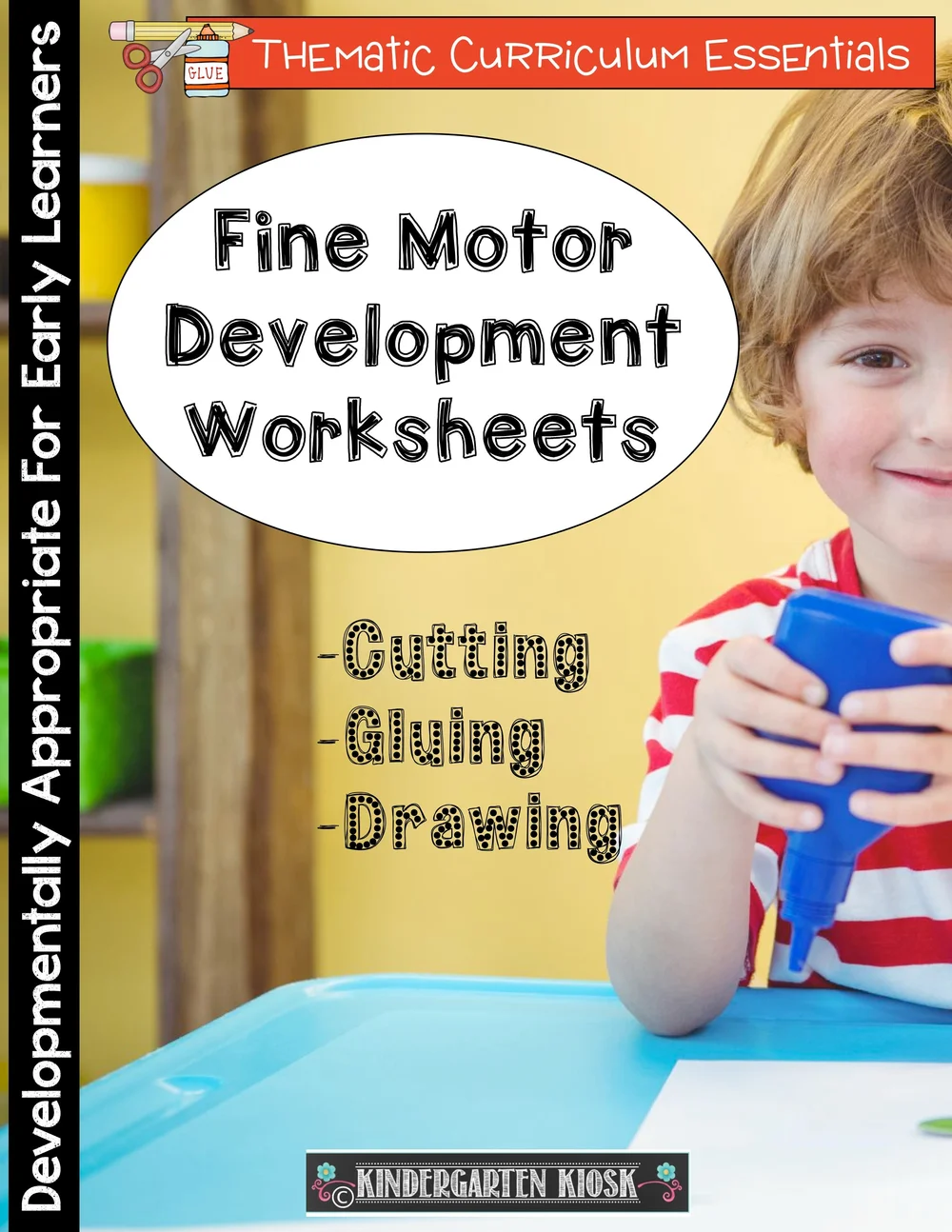 Cutting, Gluing, & Drawing: Fine Motor Practice