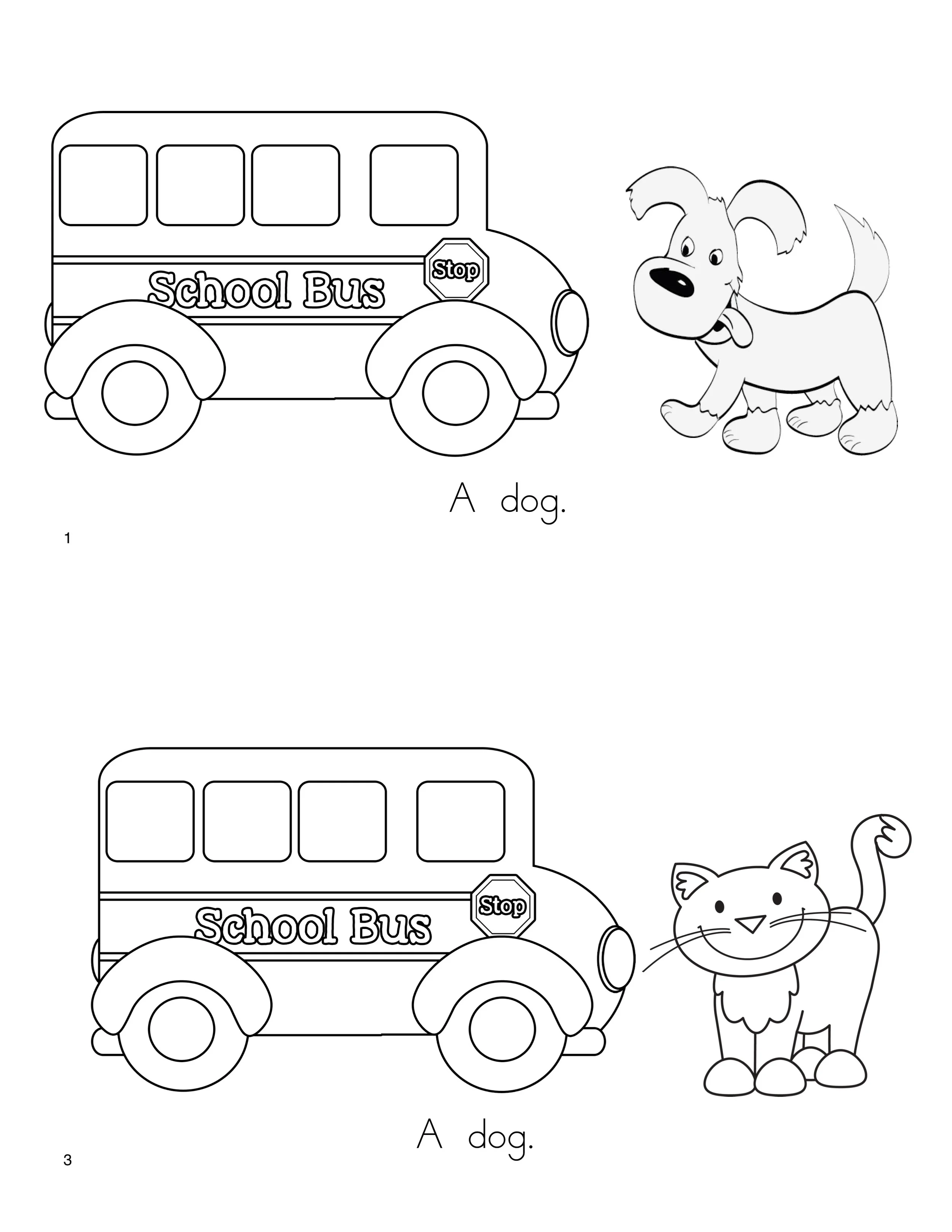 Pete The Cat Wheels On The Bus Coloring Page