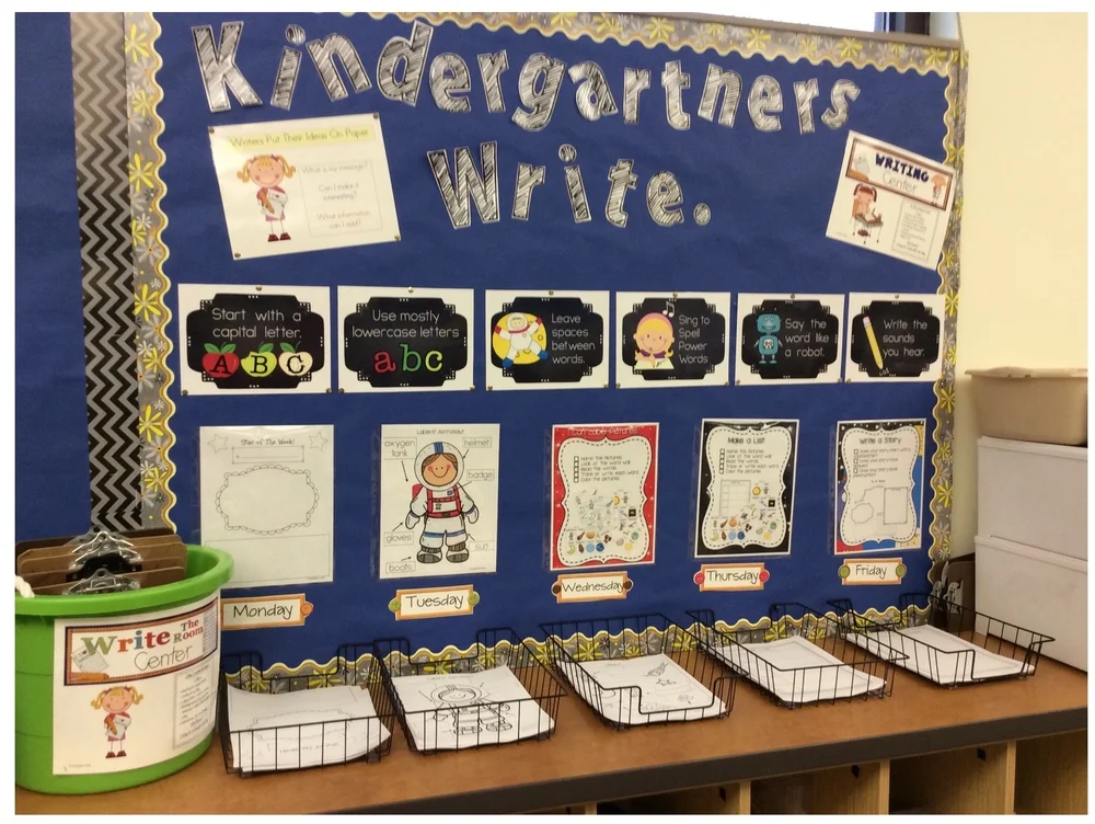 Setting Up A Writing Center — Kindergarten Kiosk