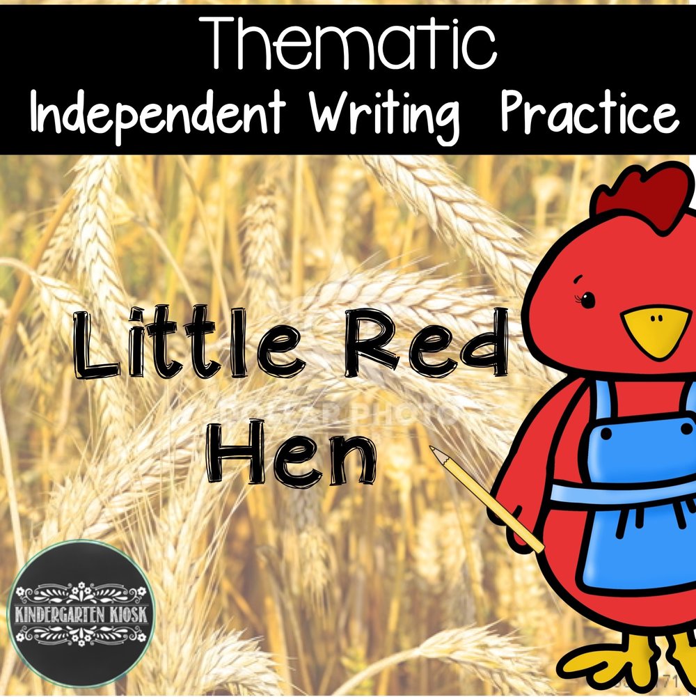 Little Red Hen Independent Writing Practice