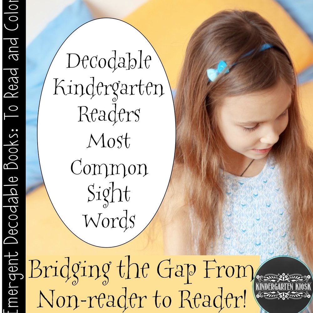 Sight Word Kindergarten Readers First 12 Common Sight Words