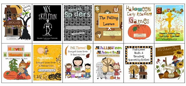 Halloween And Non Halloween Kindergarten Activities