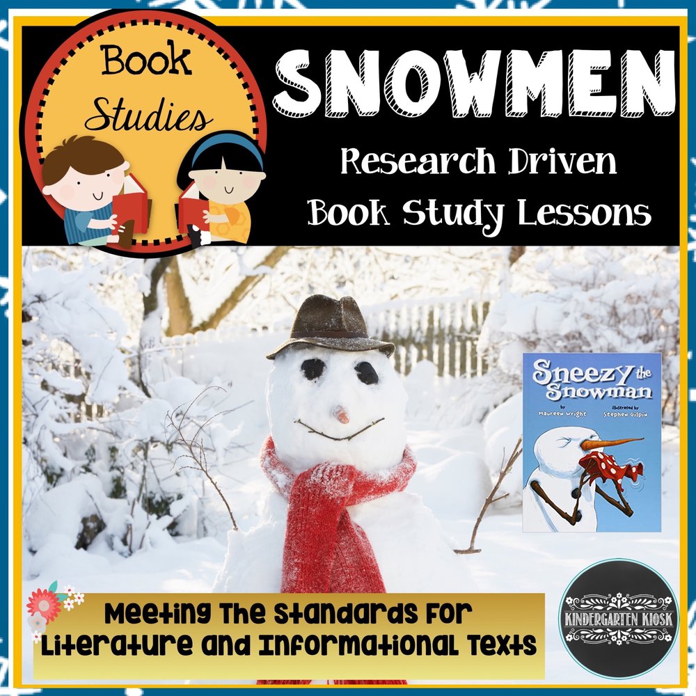 Snowman Book Study and Writing Activities