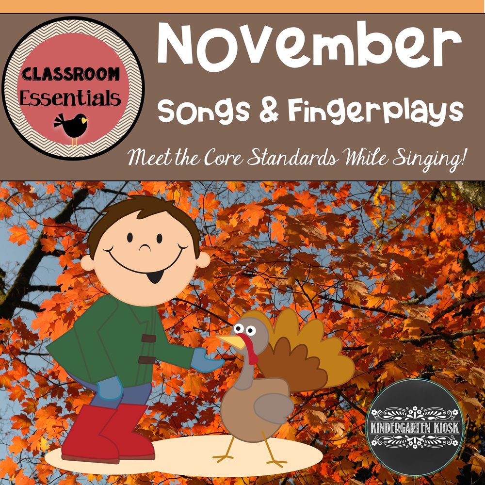 Thanksgiving Songs and Fingerplays for November