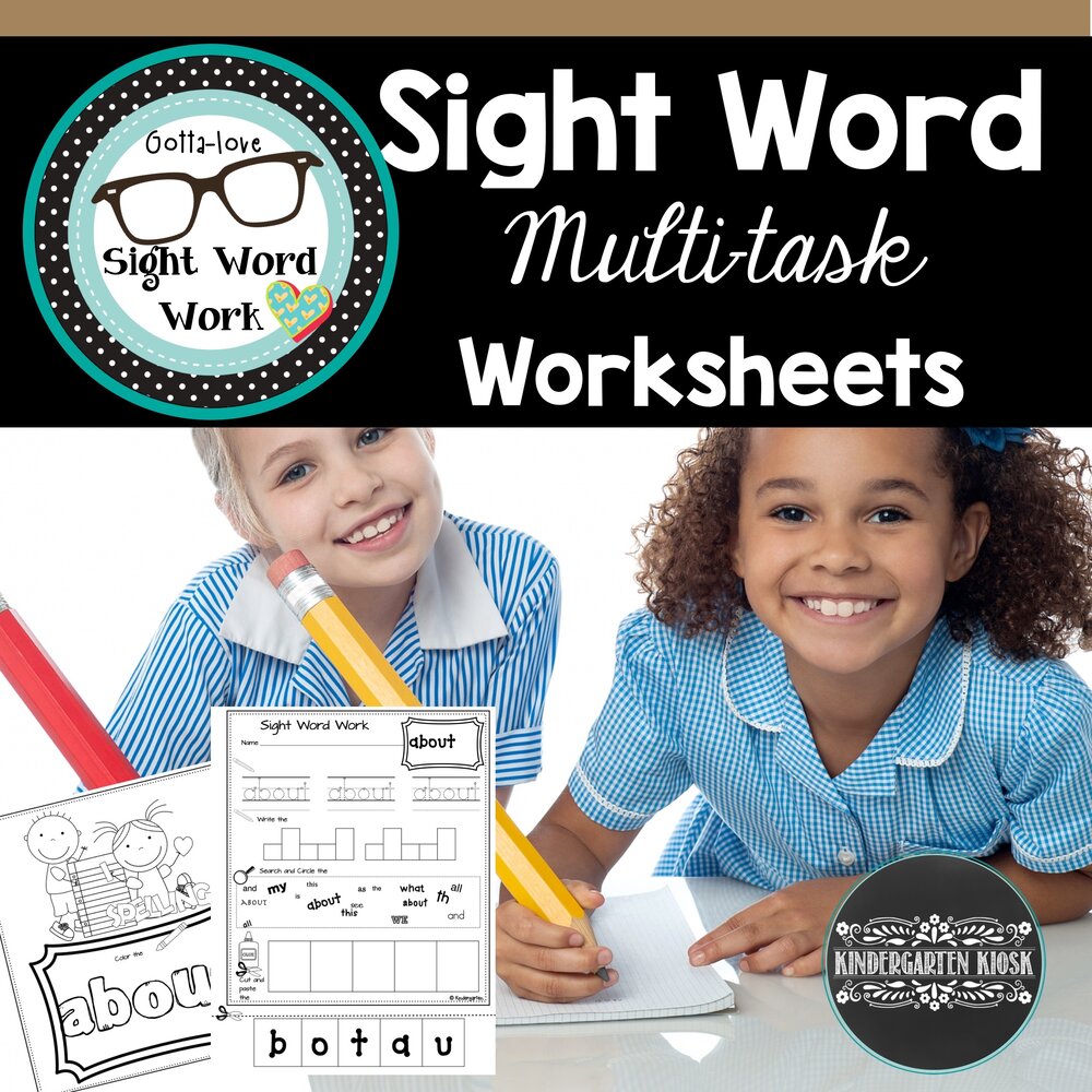 Sight Word No-Prep Multi-Task Worksheets