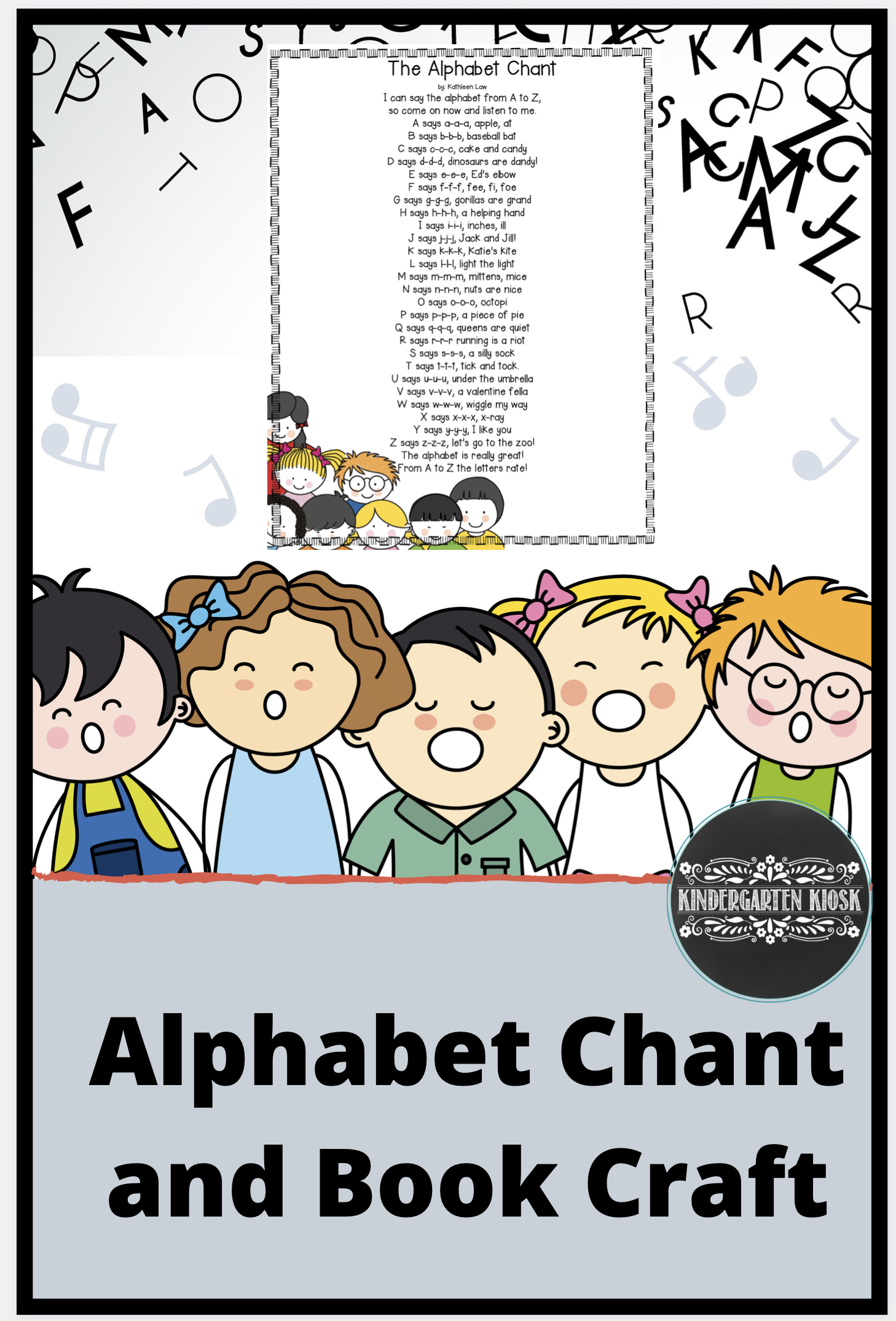 Alphabet Chant Book and Craft