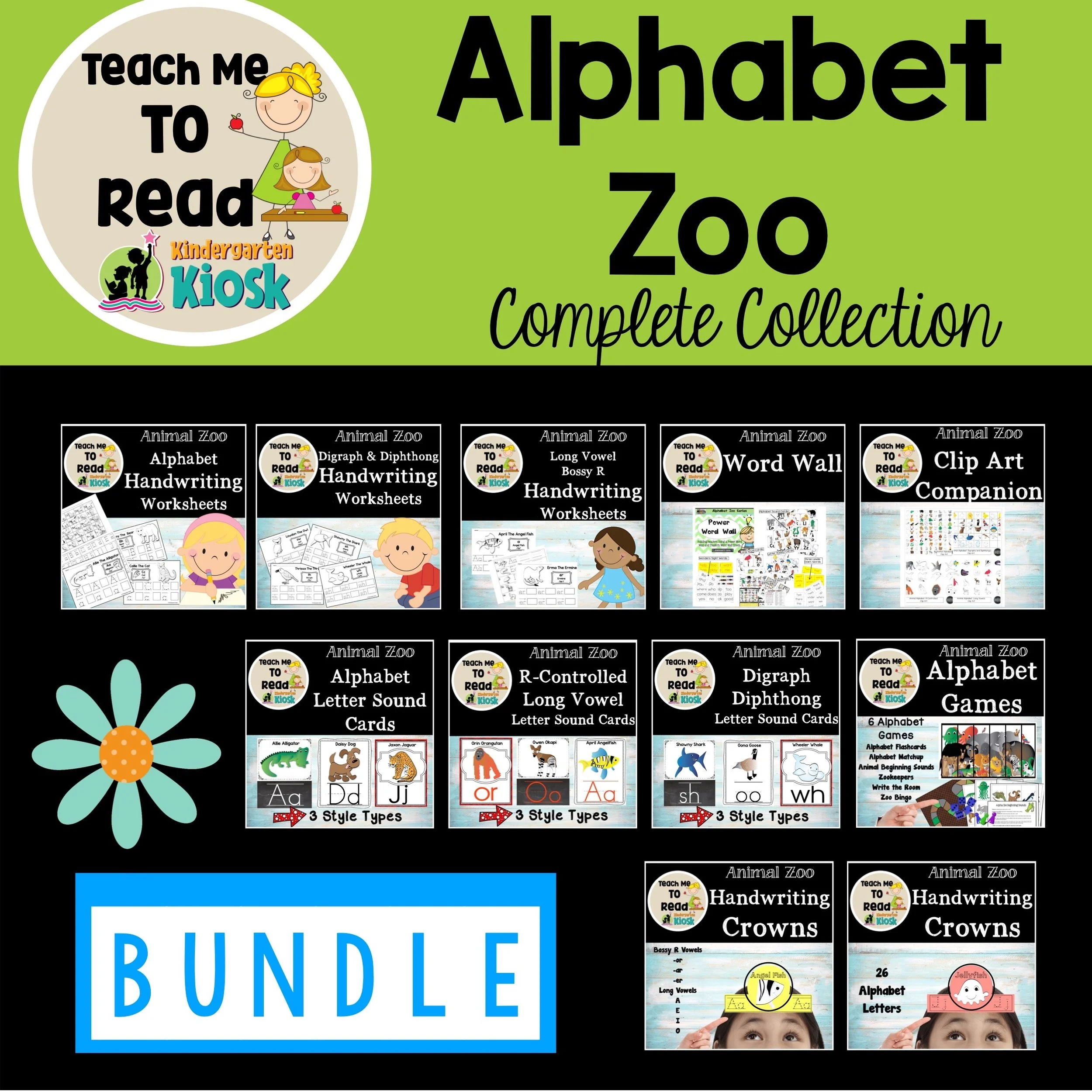 Alphabet Zoo Phonics Reading Complete Bundle