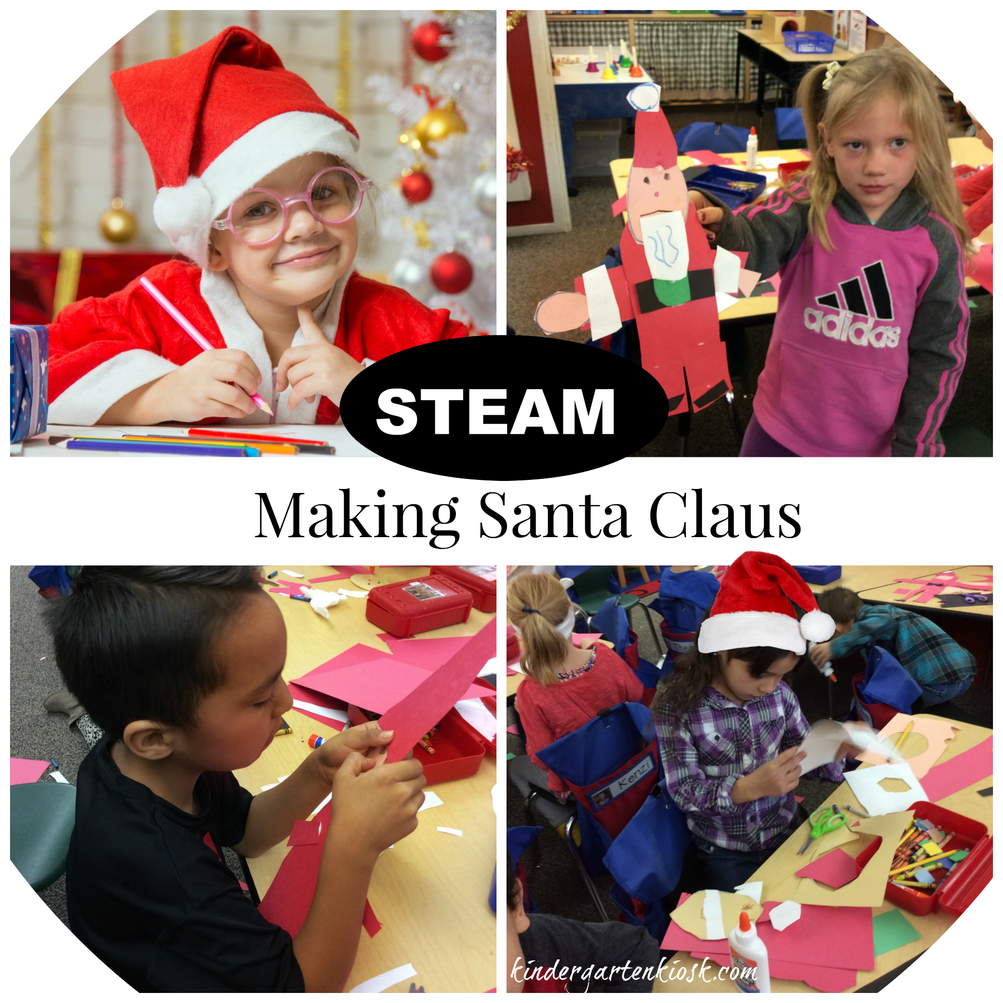 Santa Claus Art Activities