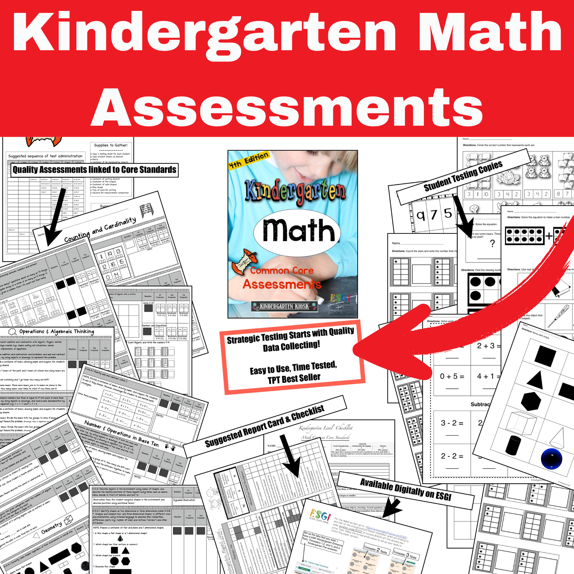 Math Assessments For Kindergarten