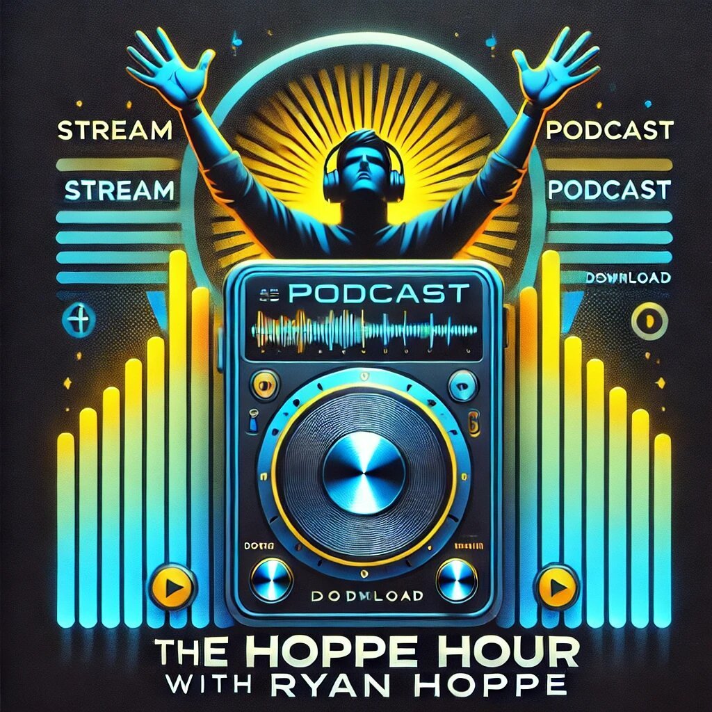 DALL·E+2025-03-26+18.10.09+-+A+podcast+cover+design+for+'The+Hoppe+Hour+with+Ryan+Hoppe',+featuring+a+bold,+futuristic+theme.+A+stylized+digital+MP3+player+with+a+large+central+co.jpg