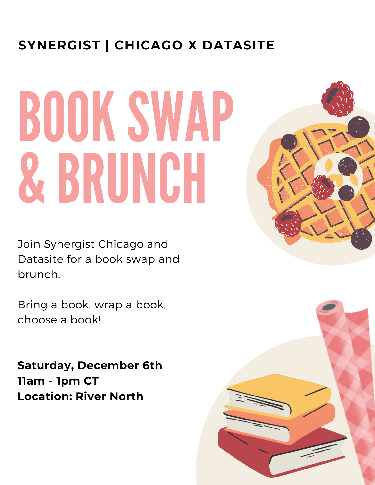 Synergist Chicago | Holiday Book Swap & Brunch