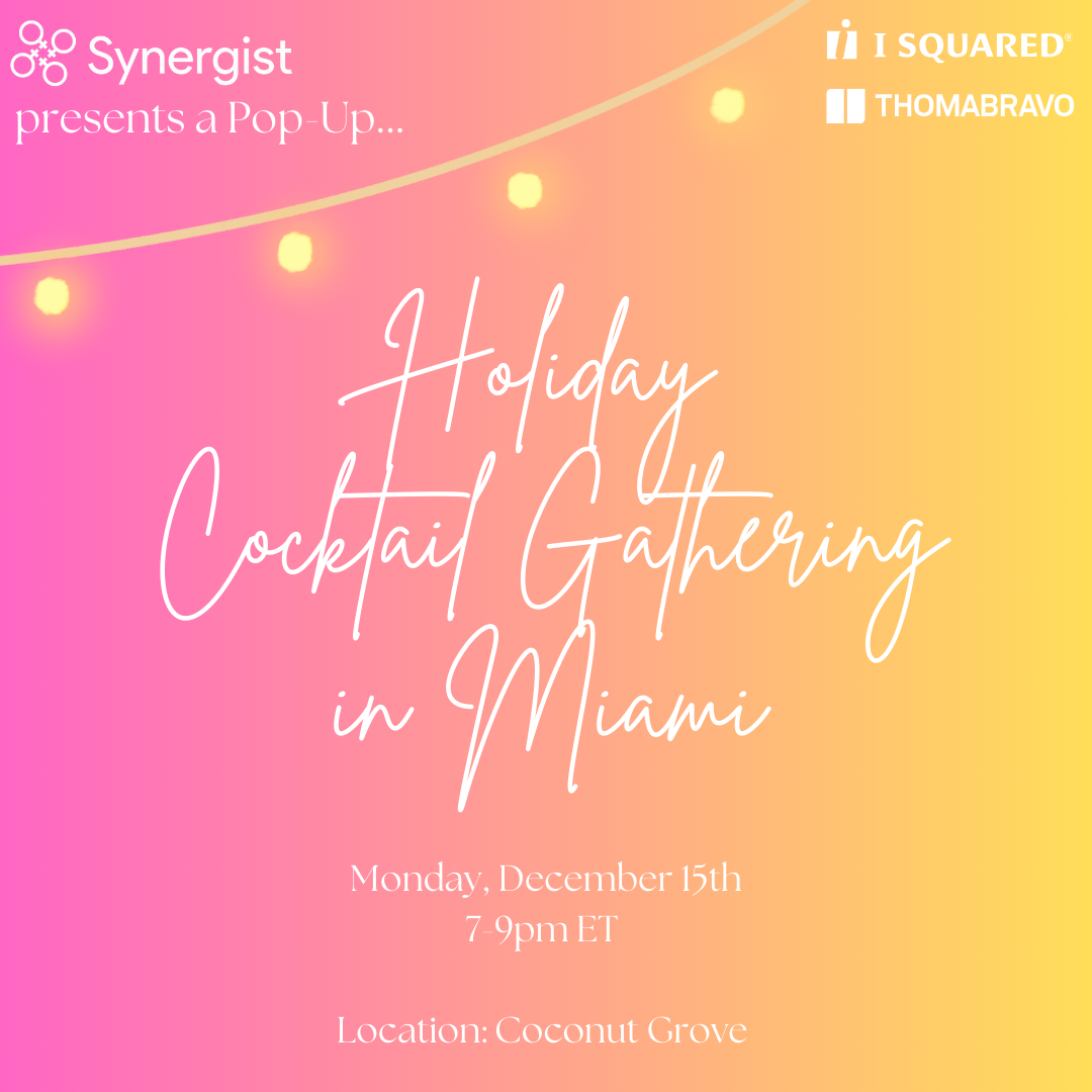 Synergist Miami Pop-Up X I Squared and Thoma Bravo | Holiday Cocktail Gathering