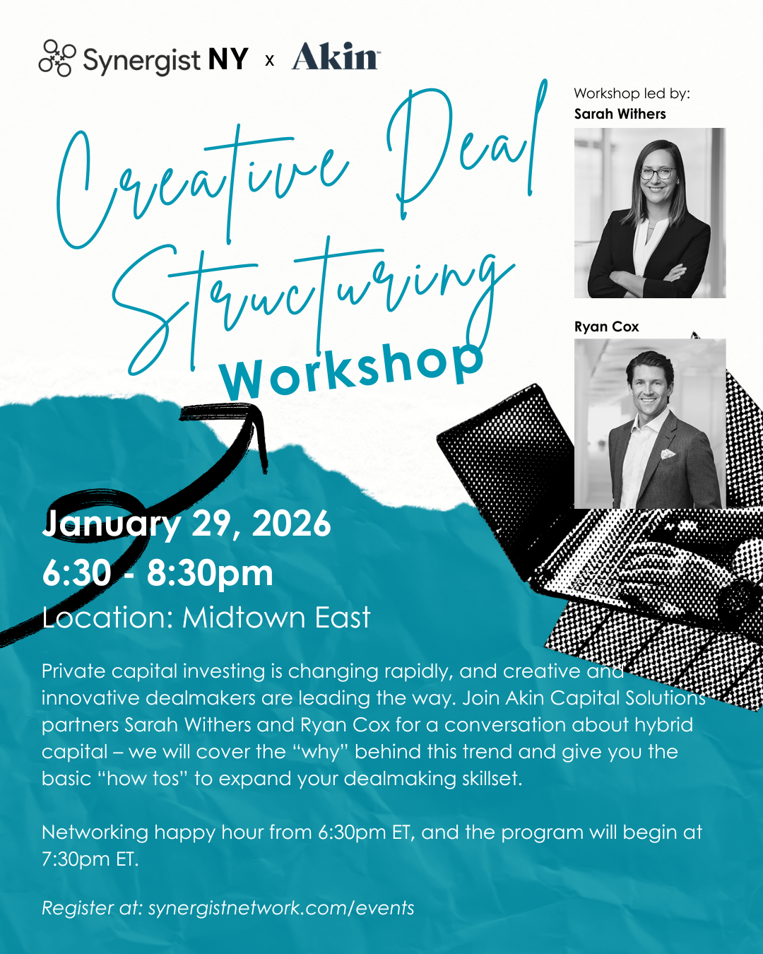 Synergist NY x Akin: Creative Deal Structuring Workshop