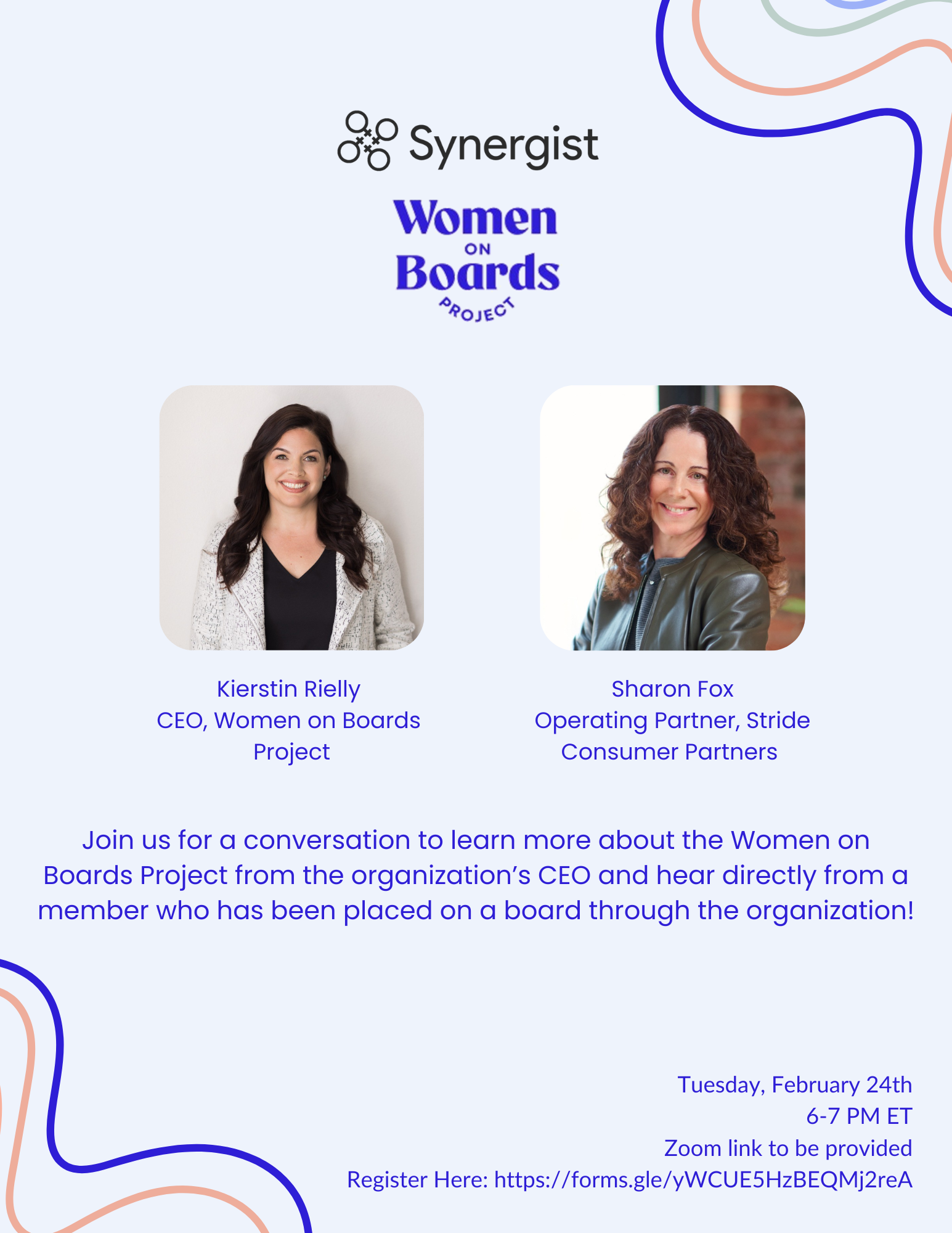 Synergist Boston | Women on Boards Project Panel