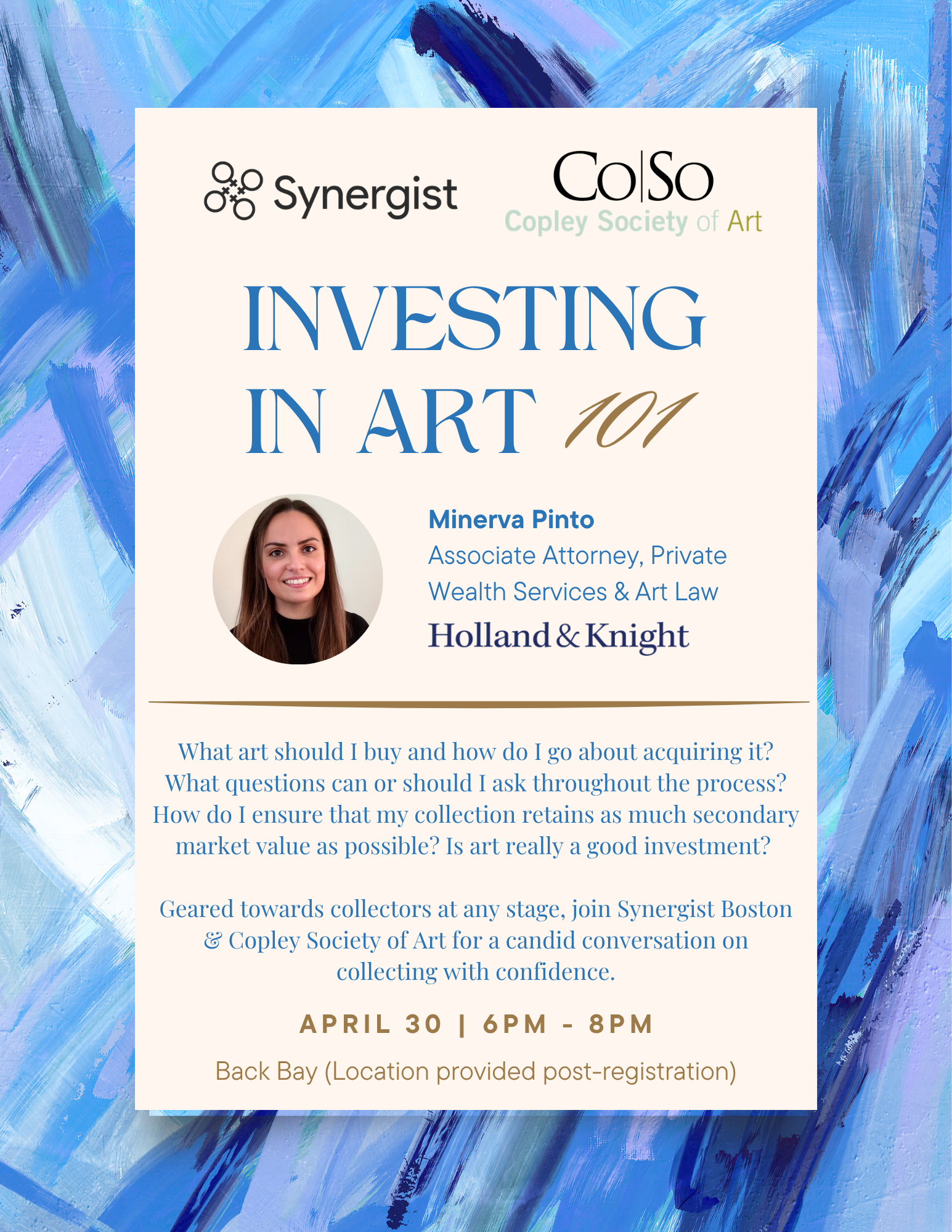 Synergist Boston | Investing in Art 101