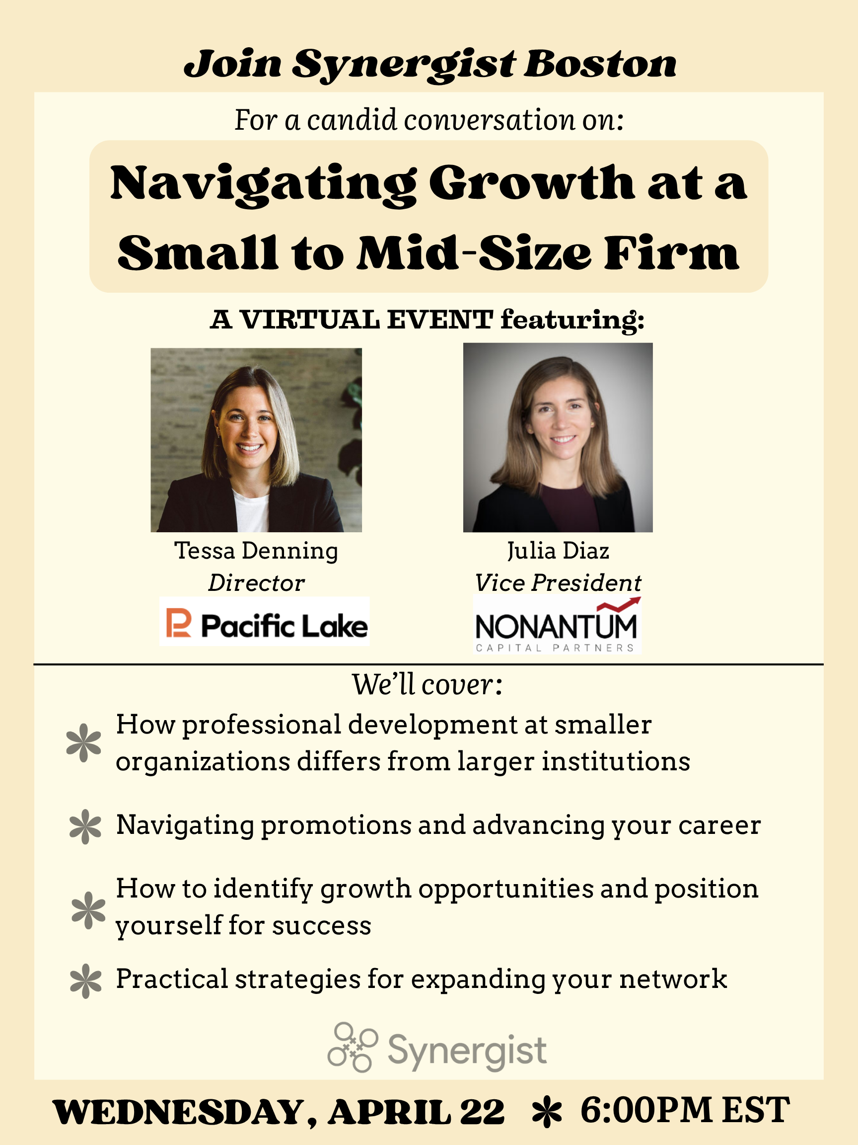 Synergist | Navigating Growth at a Small to Mid-Size Firm Panel