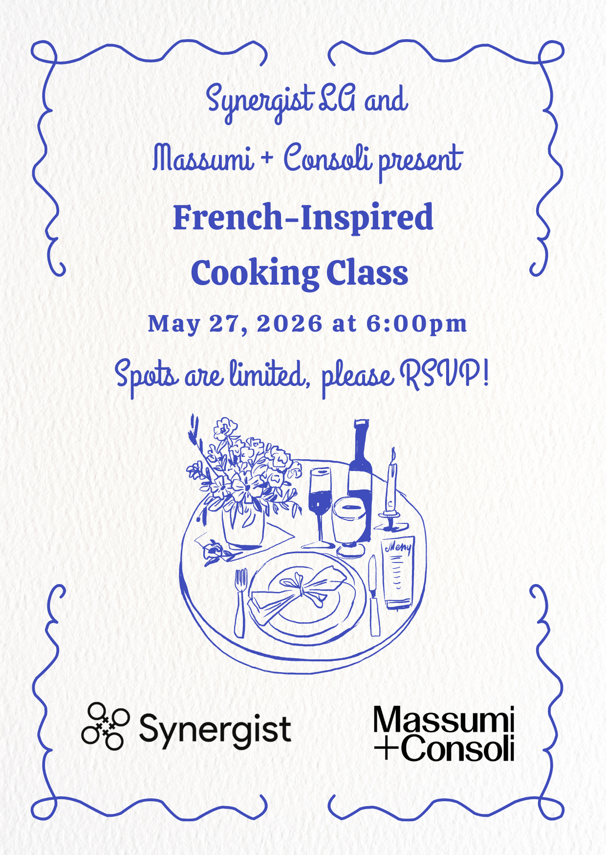Synergist LA x MCLLP Cooking Class