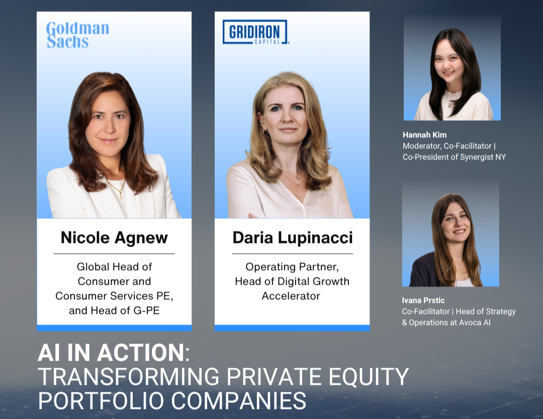 Synergist NY | AI in Action: Transforming Private Equity Portfolio Companies