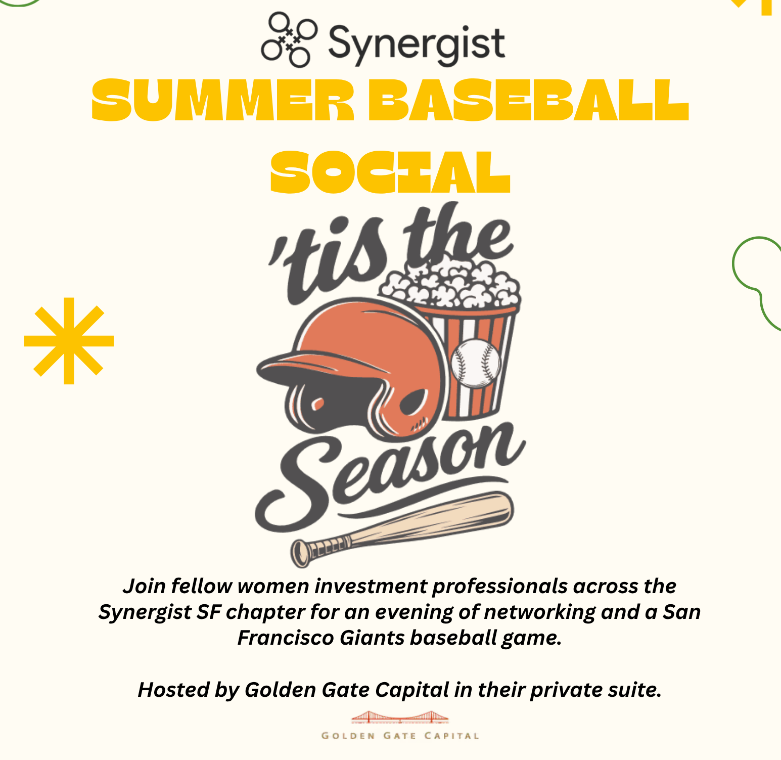 Synergist SF | Summer Baseball Social