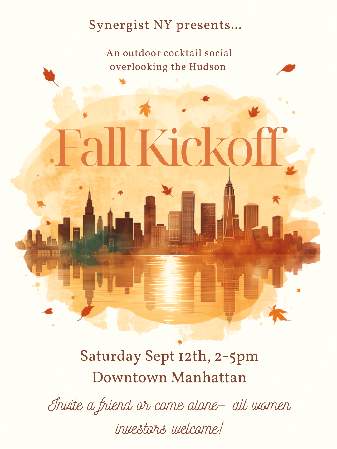Synergist NY Fall Kickoff