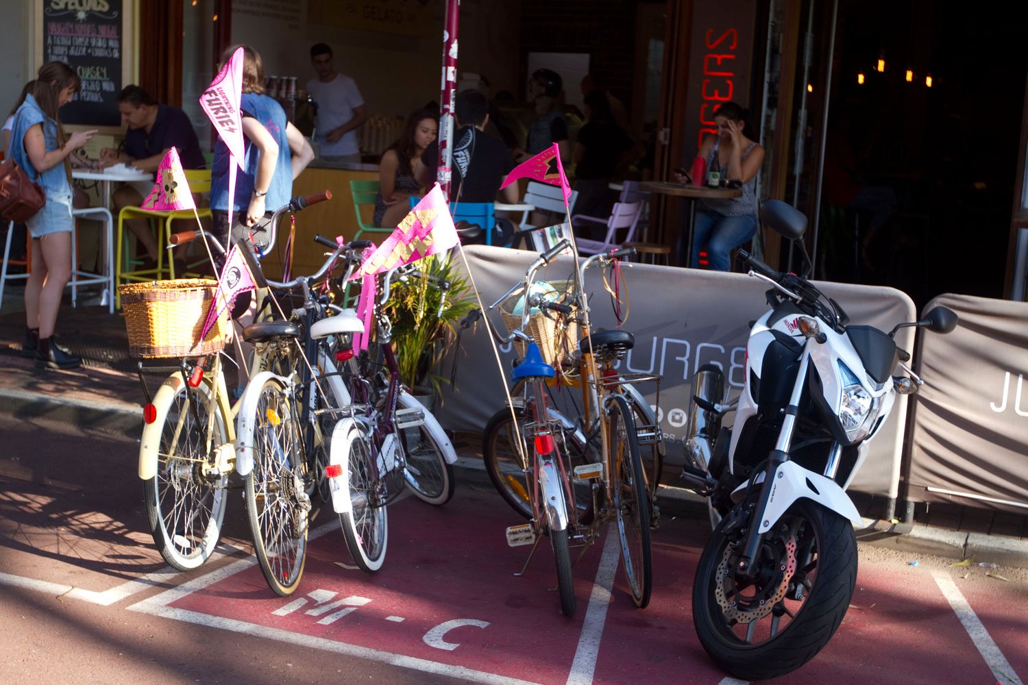 Furies Ride # 1, Perth. Photo: Emiko Watanabe.