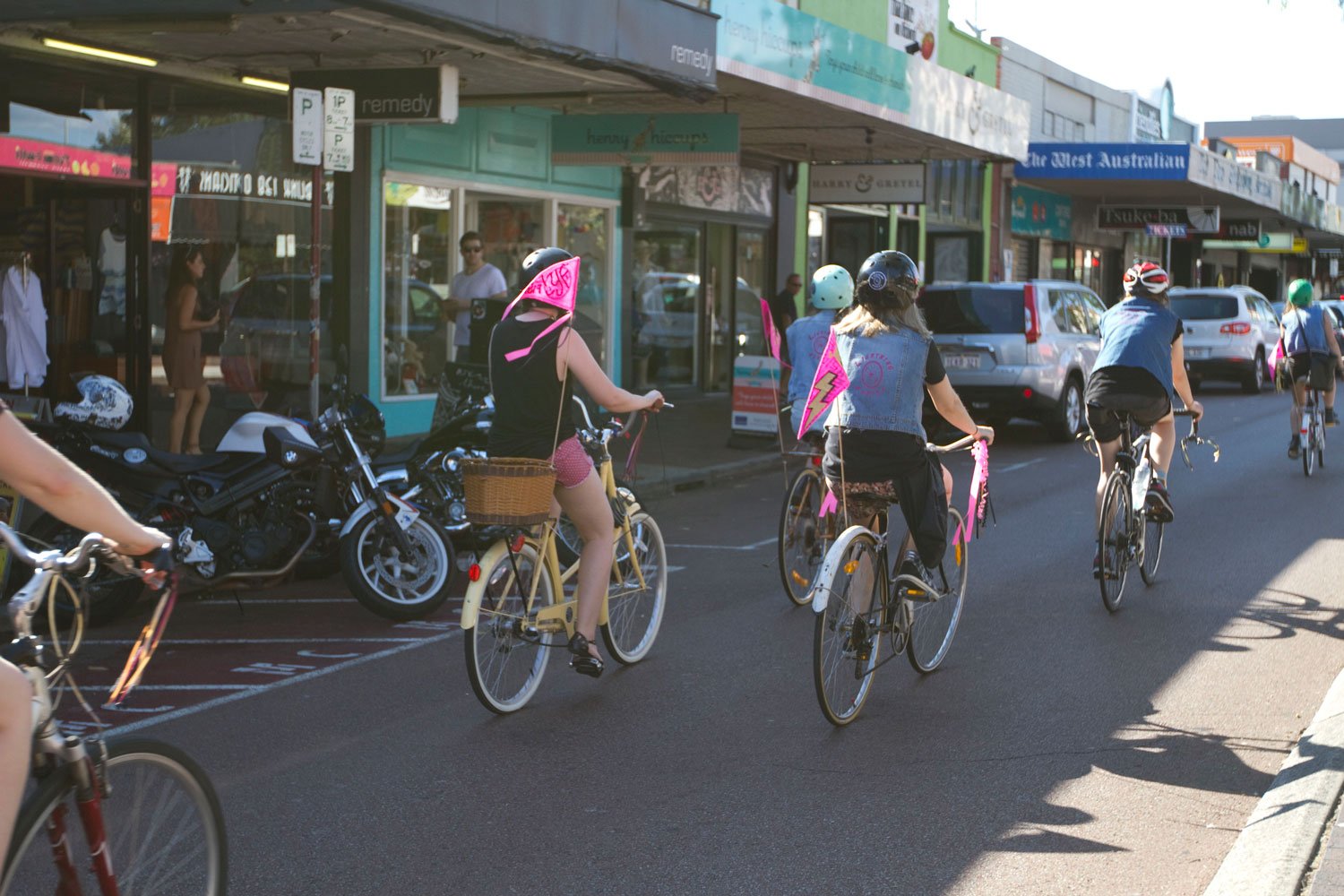 Furies Ride # 1, Perth. Photo: Emiko Watanabe.