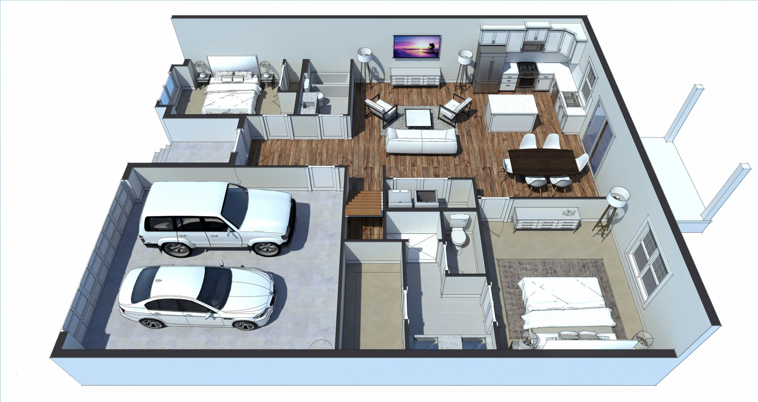 Mariners Cove 2-Car Unit Interior -  Lower Level.jpg