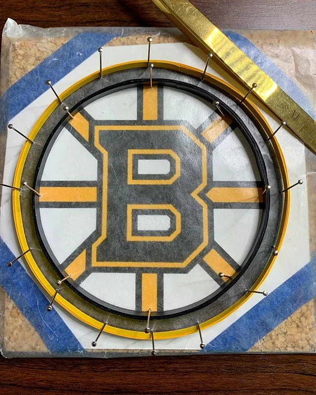 Onto the next one ✌️ #paperquilling #quilling #quillingart #papercrafts #paperart #murderinomakers #boston #bostonbruins