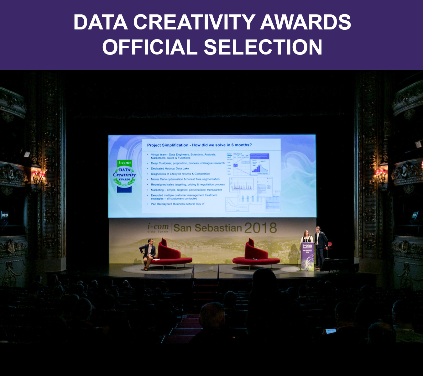 We’re honoured to announce the Official Selection for the I-COM Data Creativity Awards. Big thank you to our distinguished Board & Jury for their rigorous evaluation of all the entries. See Finalists