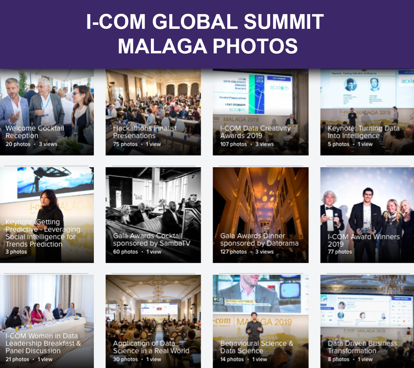 Visit our Flickr profile to see the photos from Malaga. The summit enabled an intimate open atmosphere for the attendees to build their Data Ecosystem dream team by being invitation-only, premium and artistically crafted. Visit Flickr