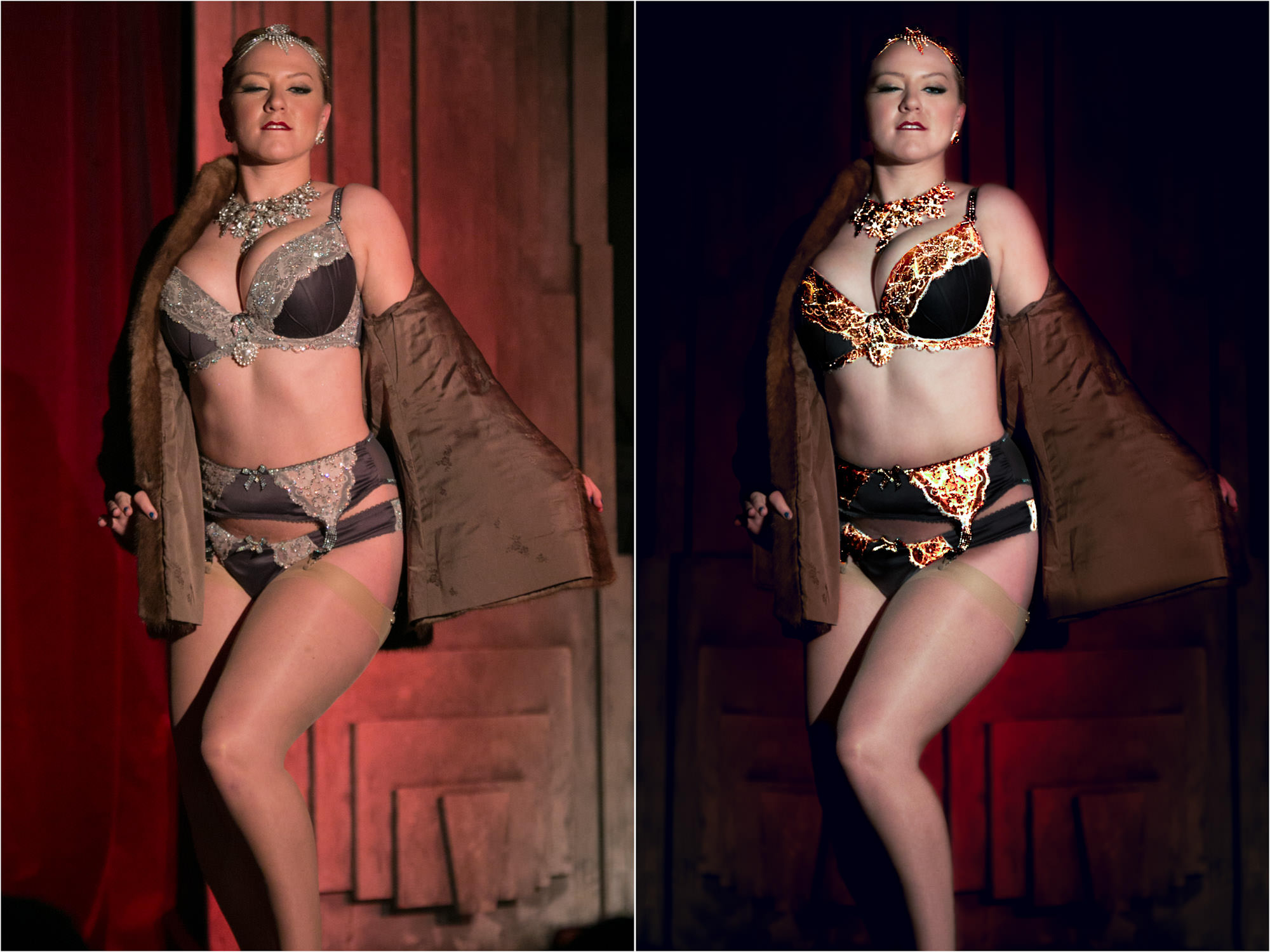 Before and After... no vampires were harmed in the making of this image.