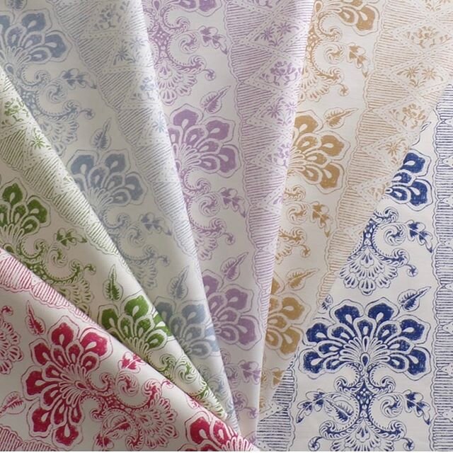 New from @quadrillefabrics Chantilly Stripe. Swipe to see all colors! ☎️ or email for orders. We will ship direct to you! 20% off all riders all April #getitataubusson #shoplocalmainline #19087 #quadrille #fabric #workingfromhome #sale #designthemain