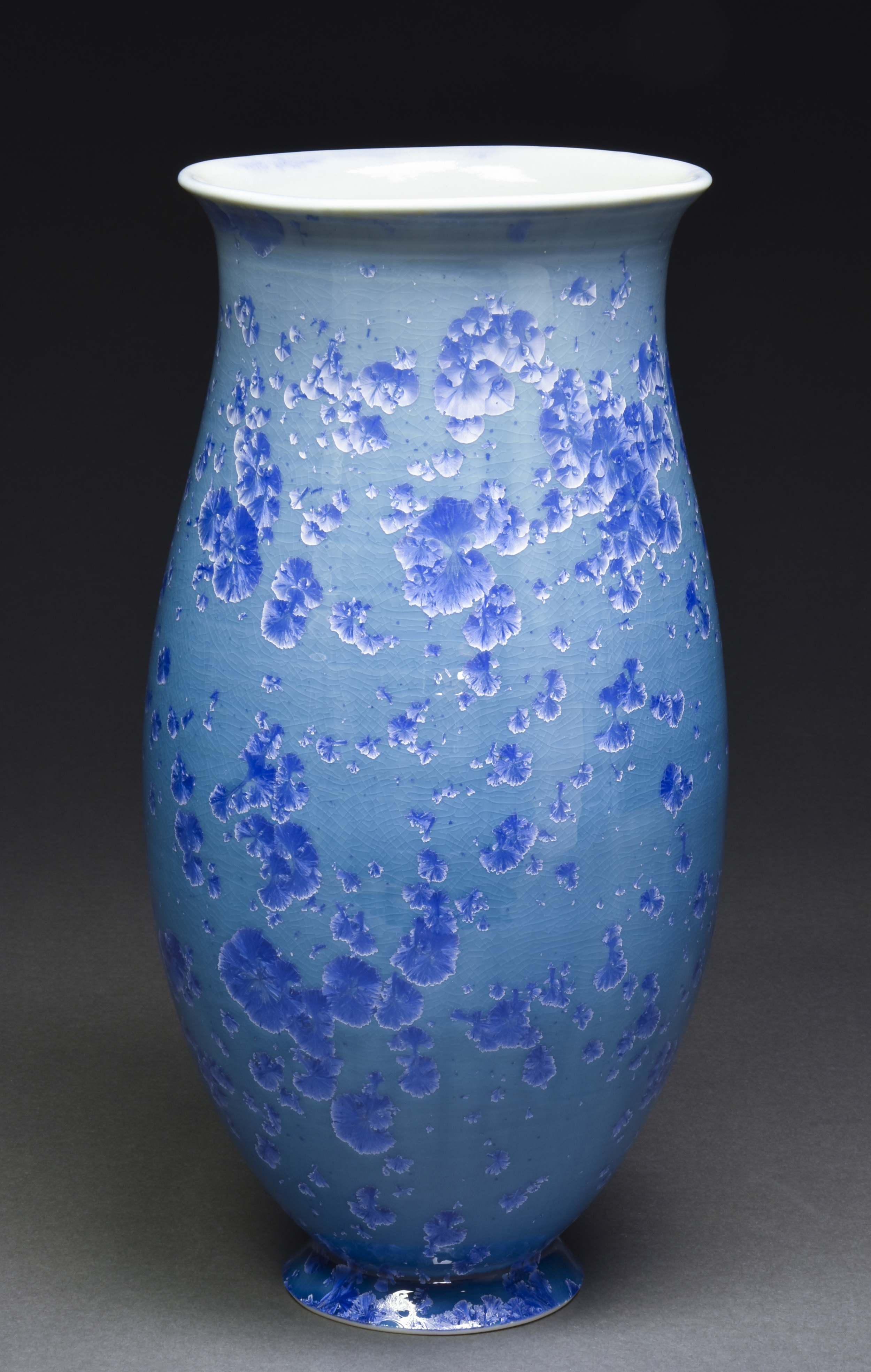 Crystalline Glazed Vase