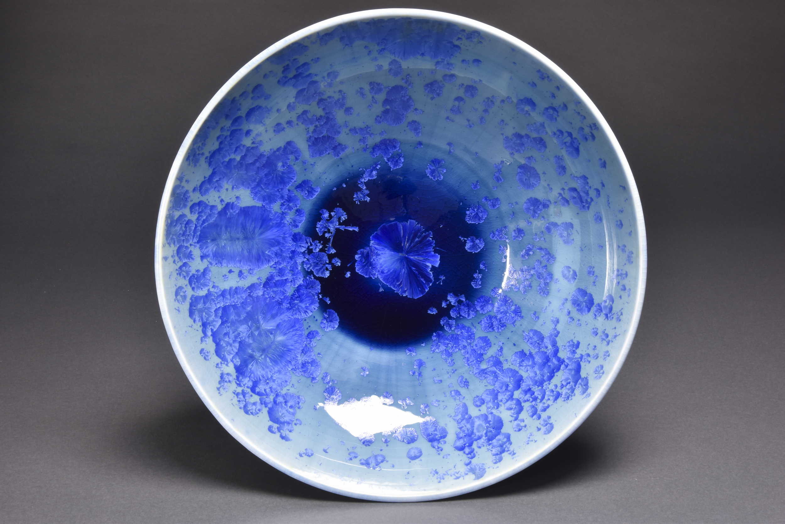 Crystalline Glazed Platter-bowl