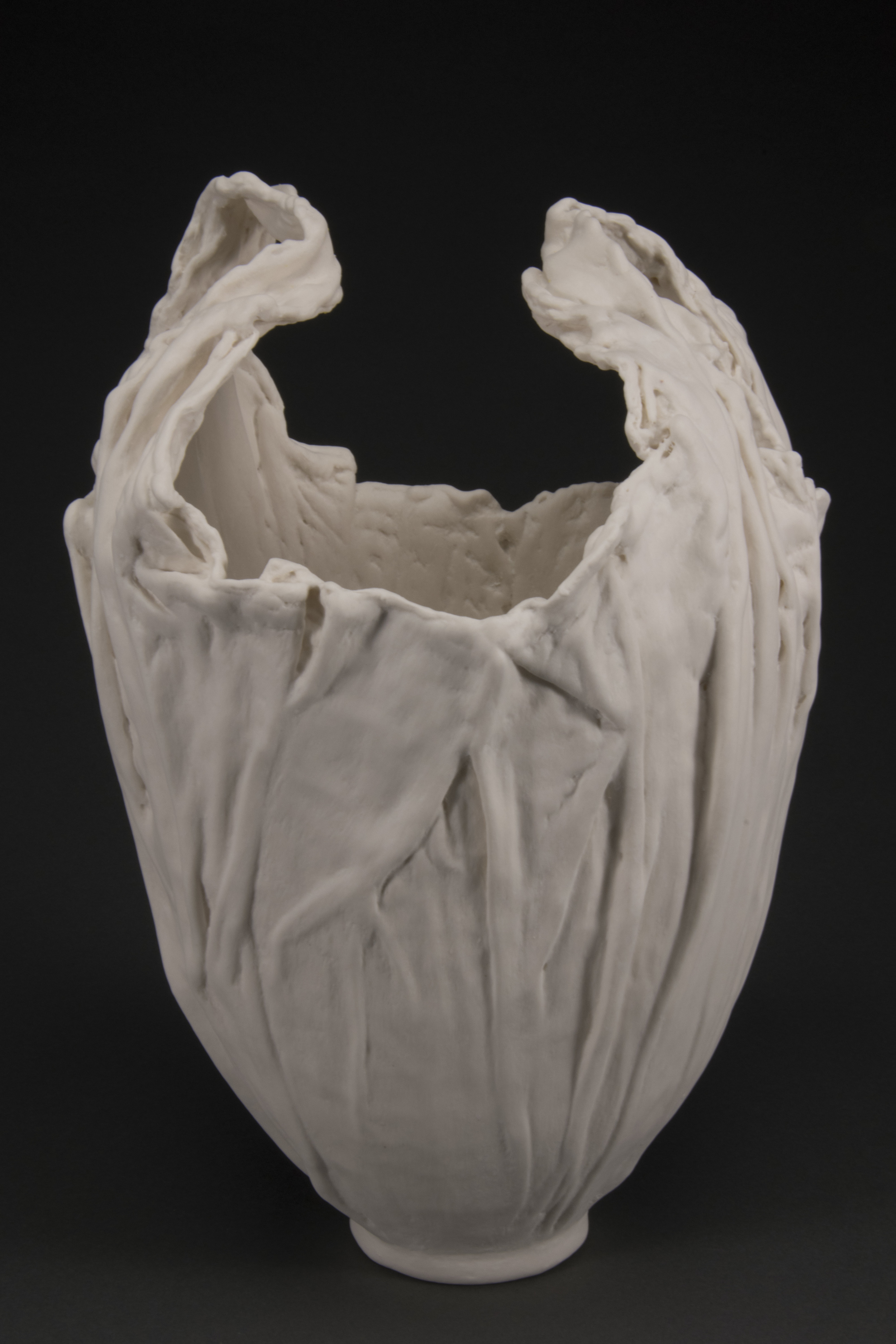 Faux-Alabaster Bag Form