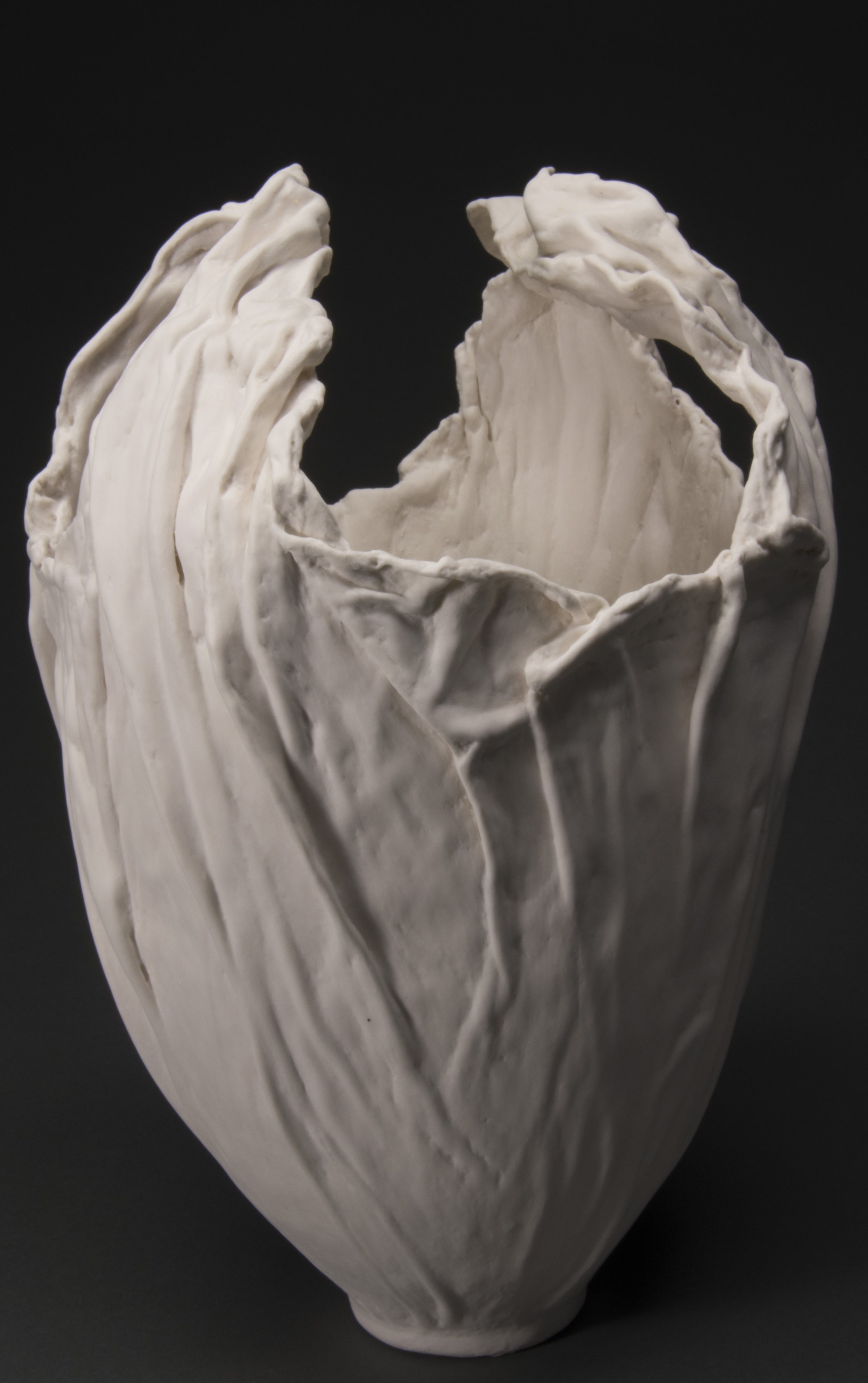 Faux-Alabaster Bag Form