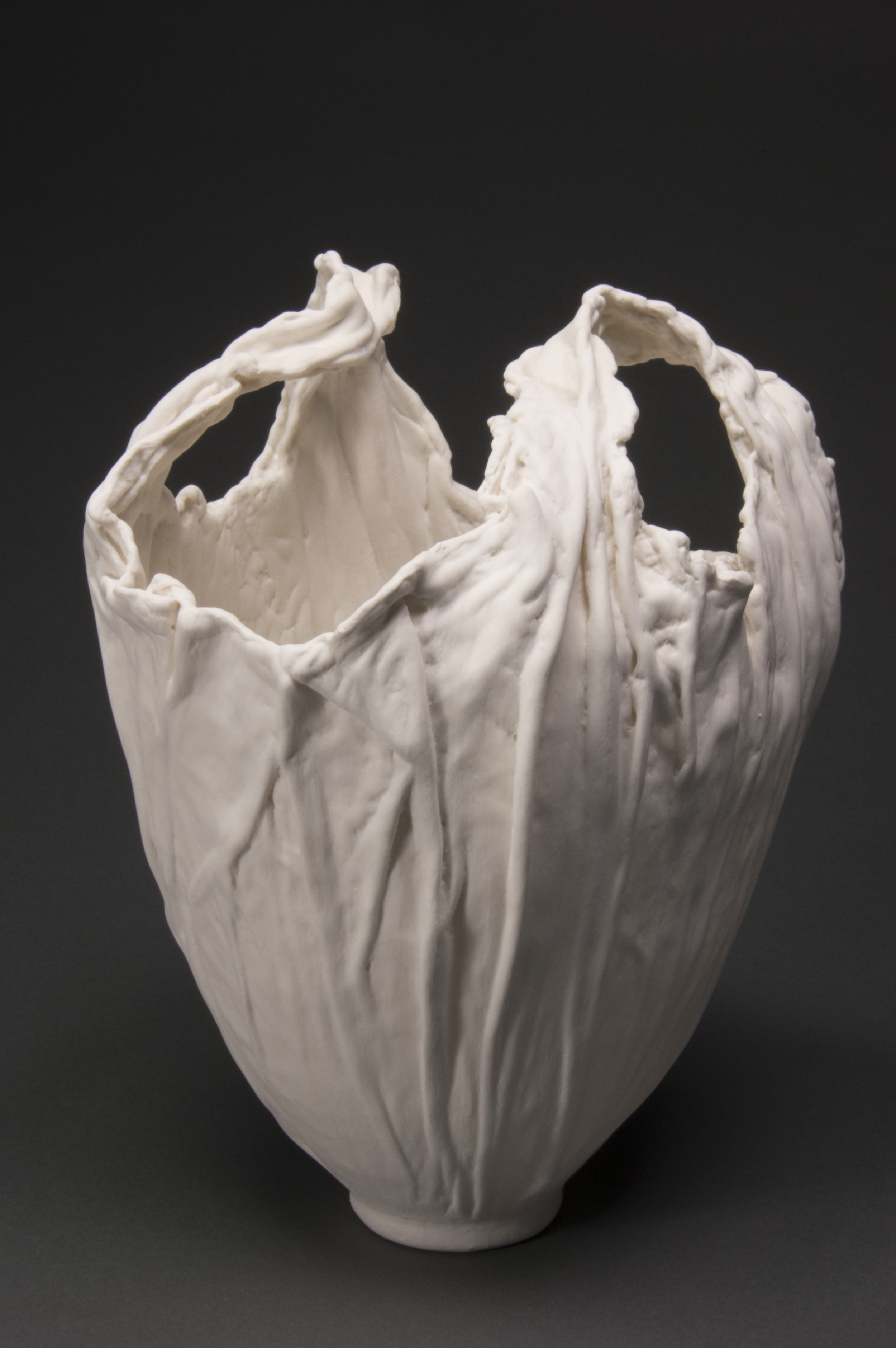 Faux-Alabaster Bag Form