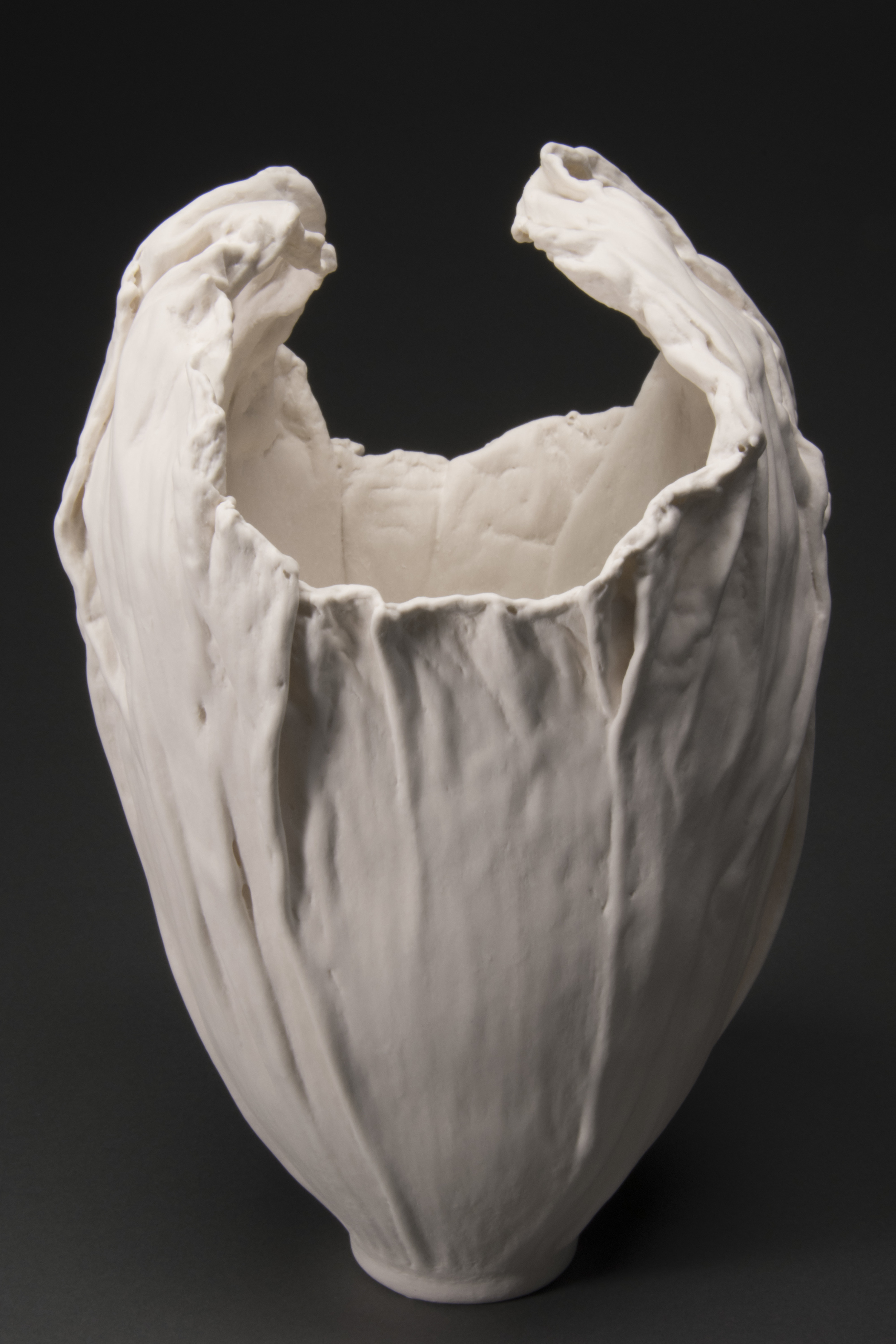 Faux-Alabaster Bag Form