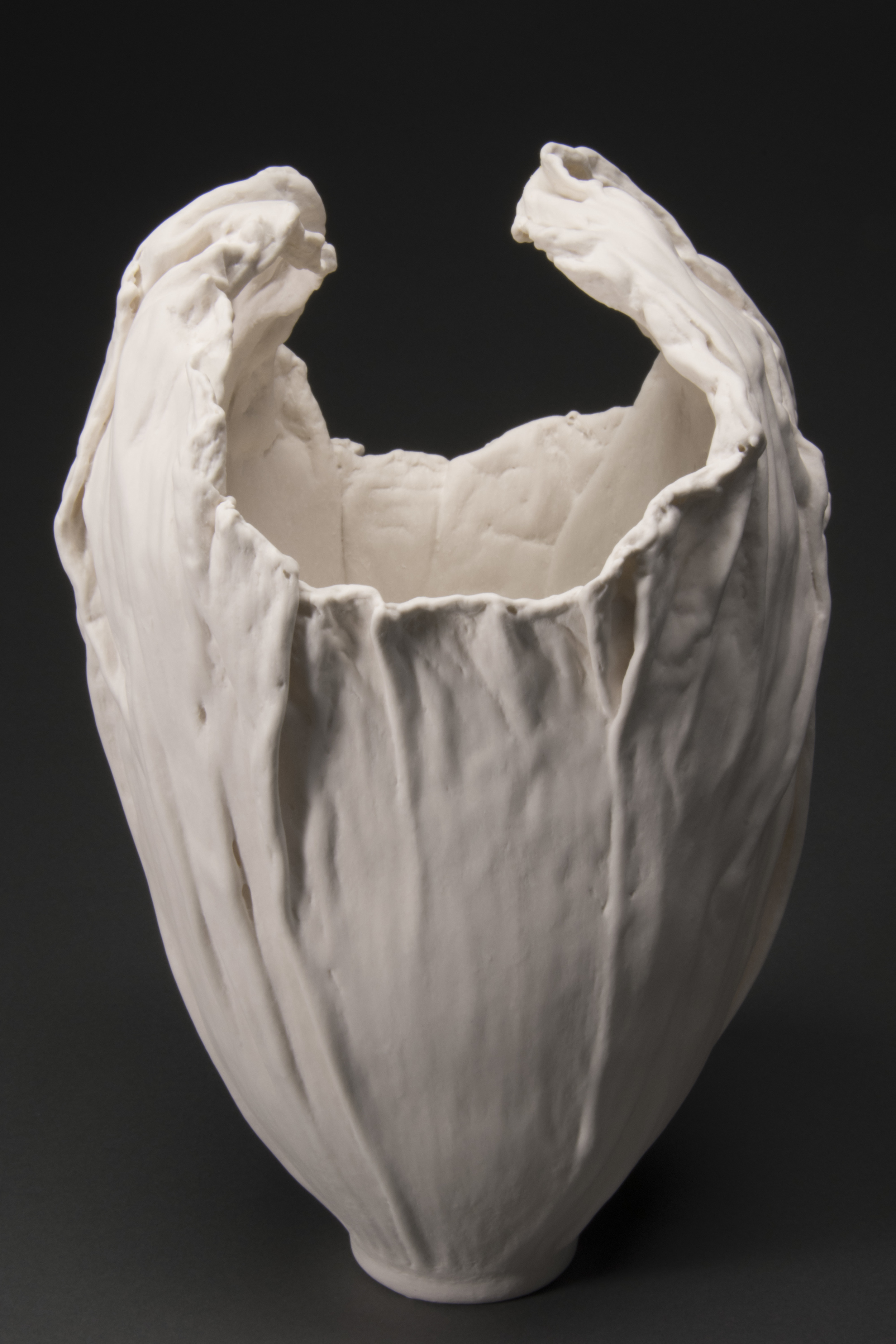 Faux-Alabaster Bag Form