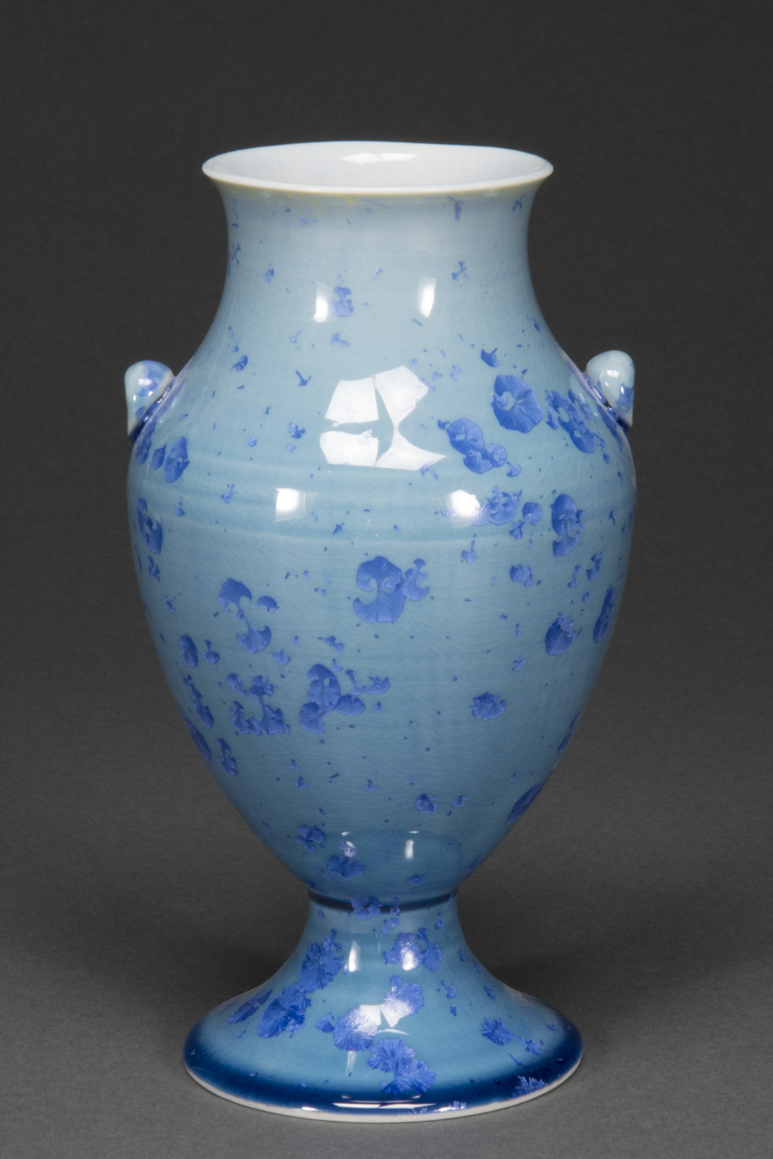 Crystalline Glazed Porcelain Vase