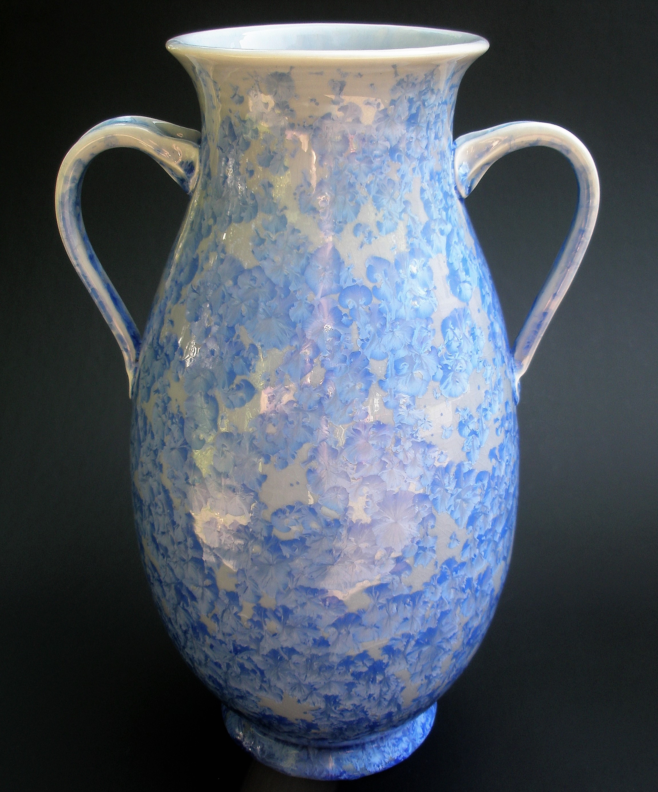 Large Crystalline Glazed Amphora 