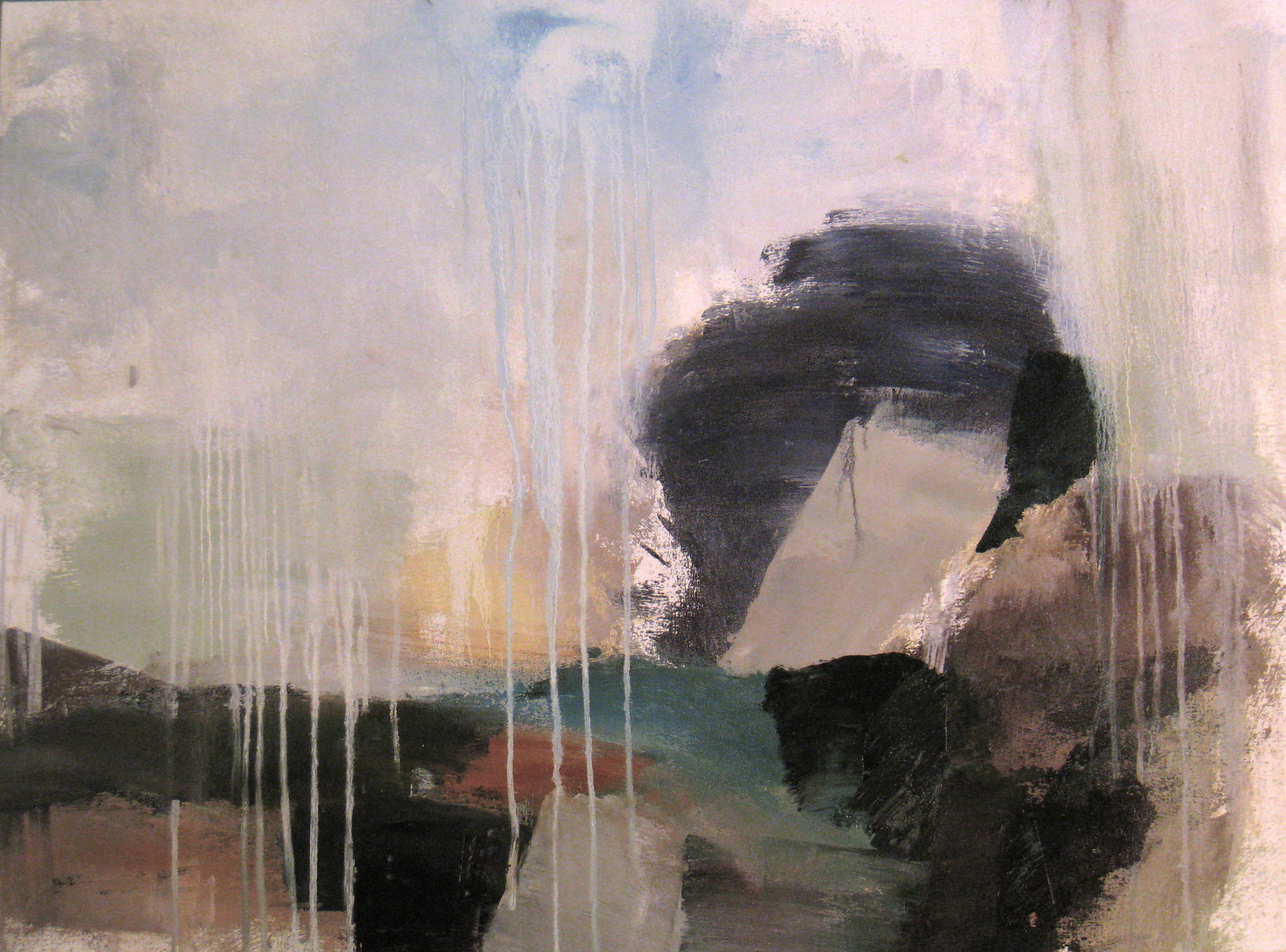  Jade 1, 2009, oil on canvas, 30"x42" 