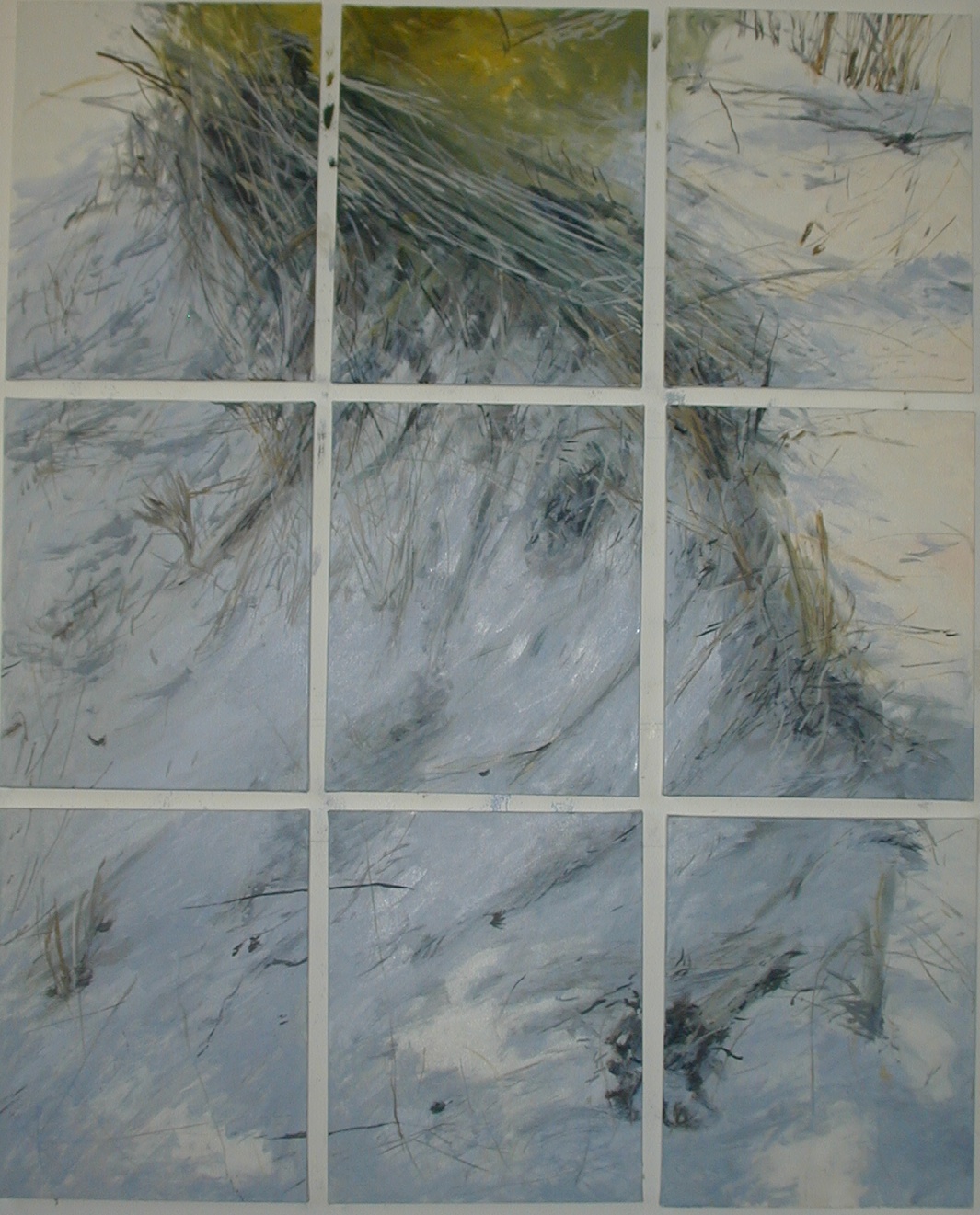 Nine Canvas Dunes, 2007, SOLD