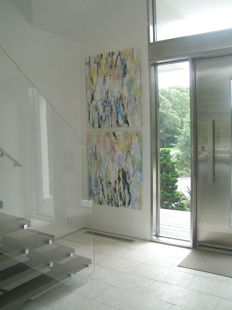Vertical Diptych, 2013, Private Residence