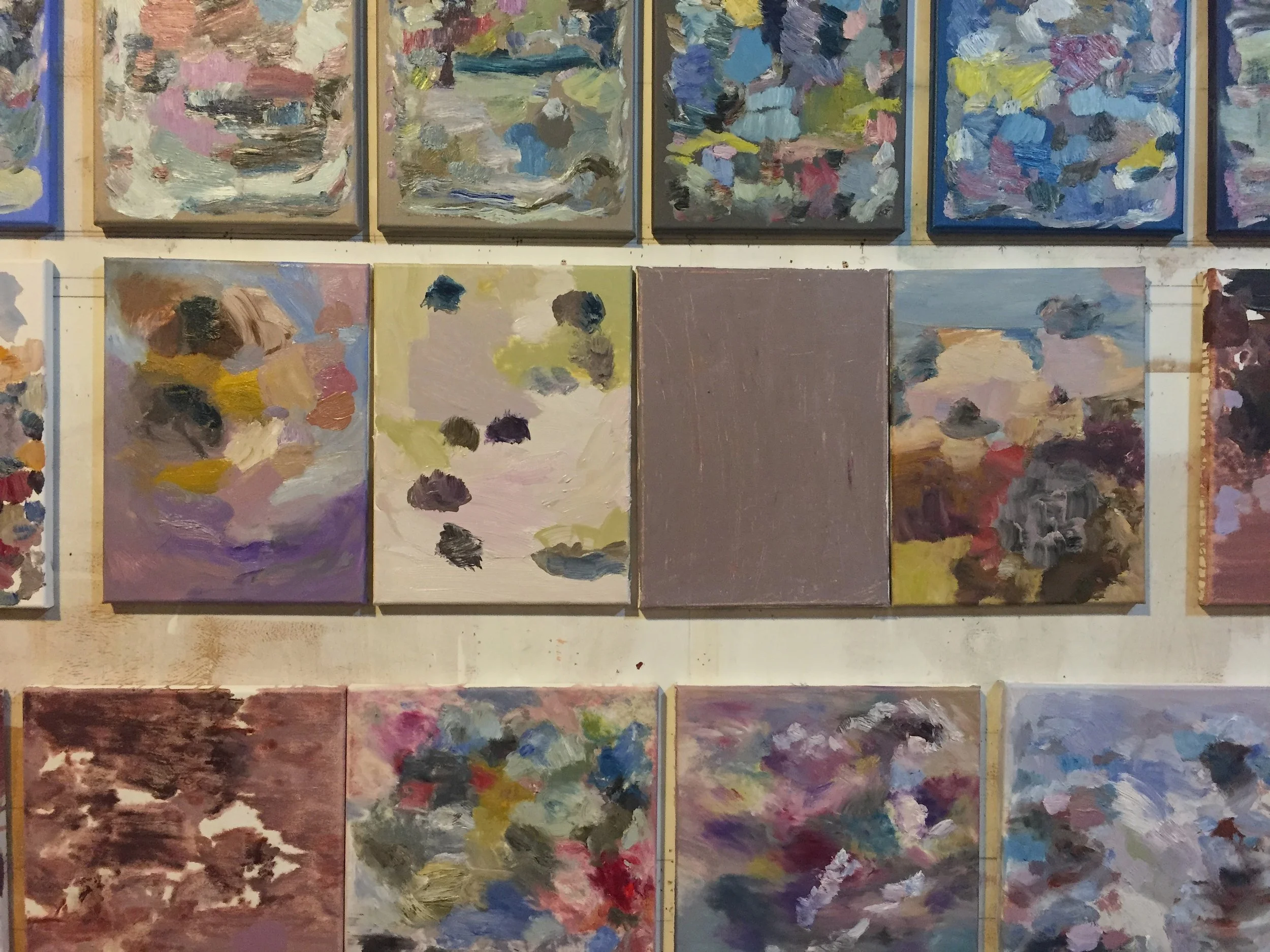 Studio Wall, Small works installation